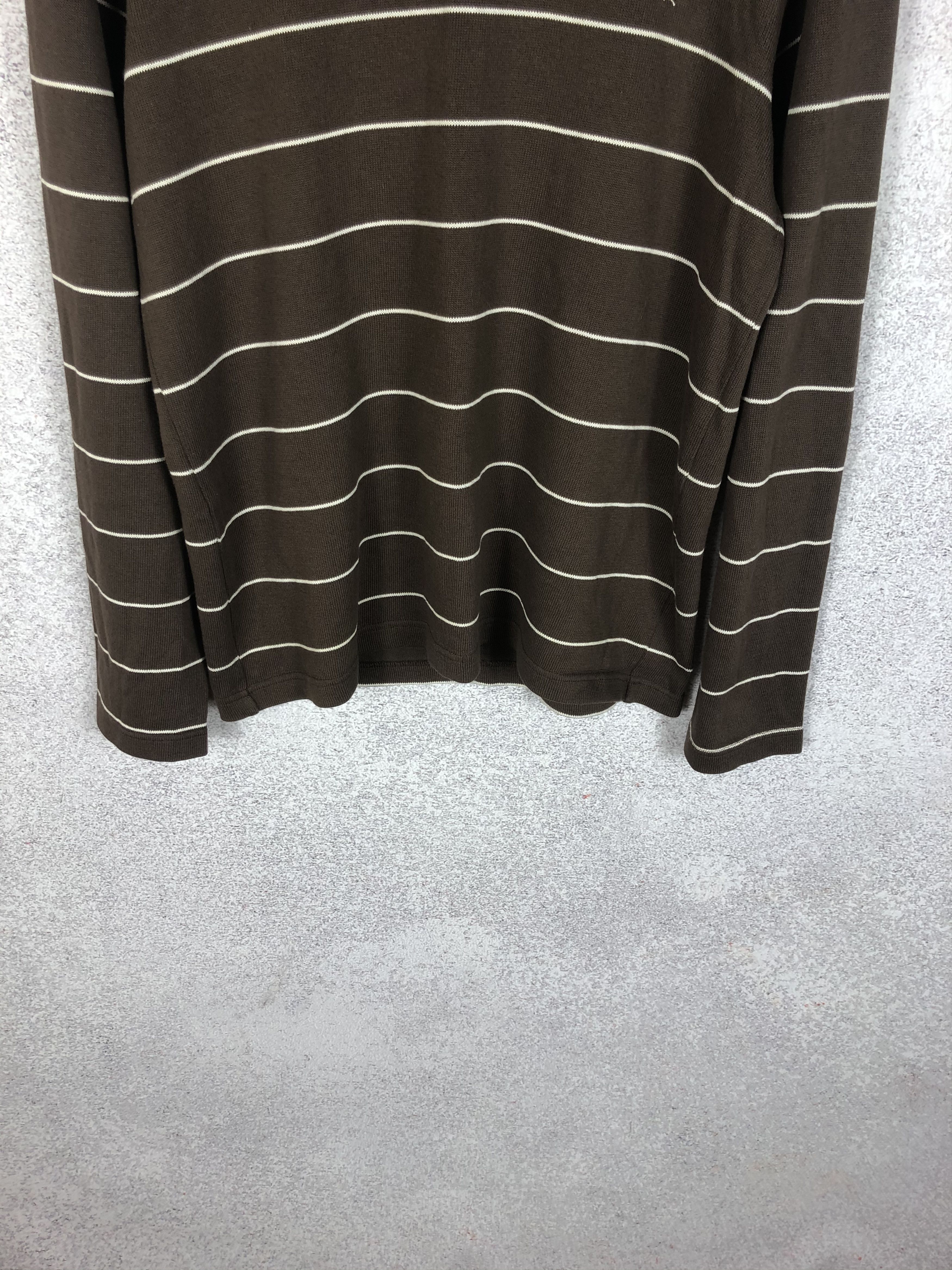 Fred Perry × Vintage Vintage Fred Perry Brown Sweater stripes Pullover Size US M / EU 48-50 / 2 - 3 Thumbnail