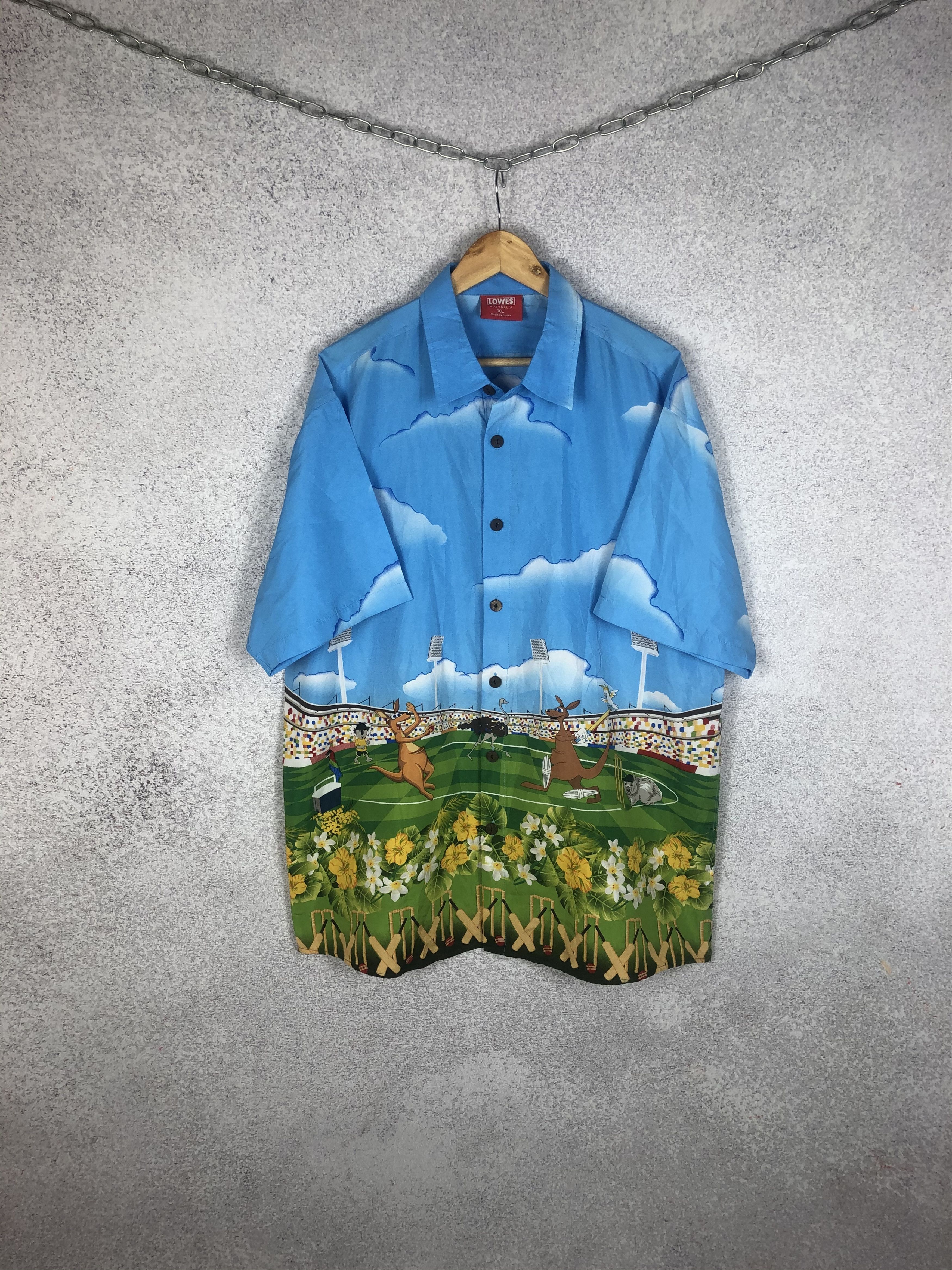 Other Lowes Australia Crazy Hawaiian Shirt Animal over Print Size US XL / EU 56 / 4 - 1 Thumbnail