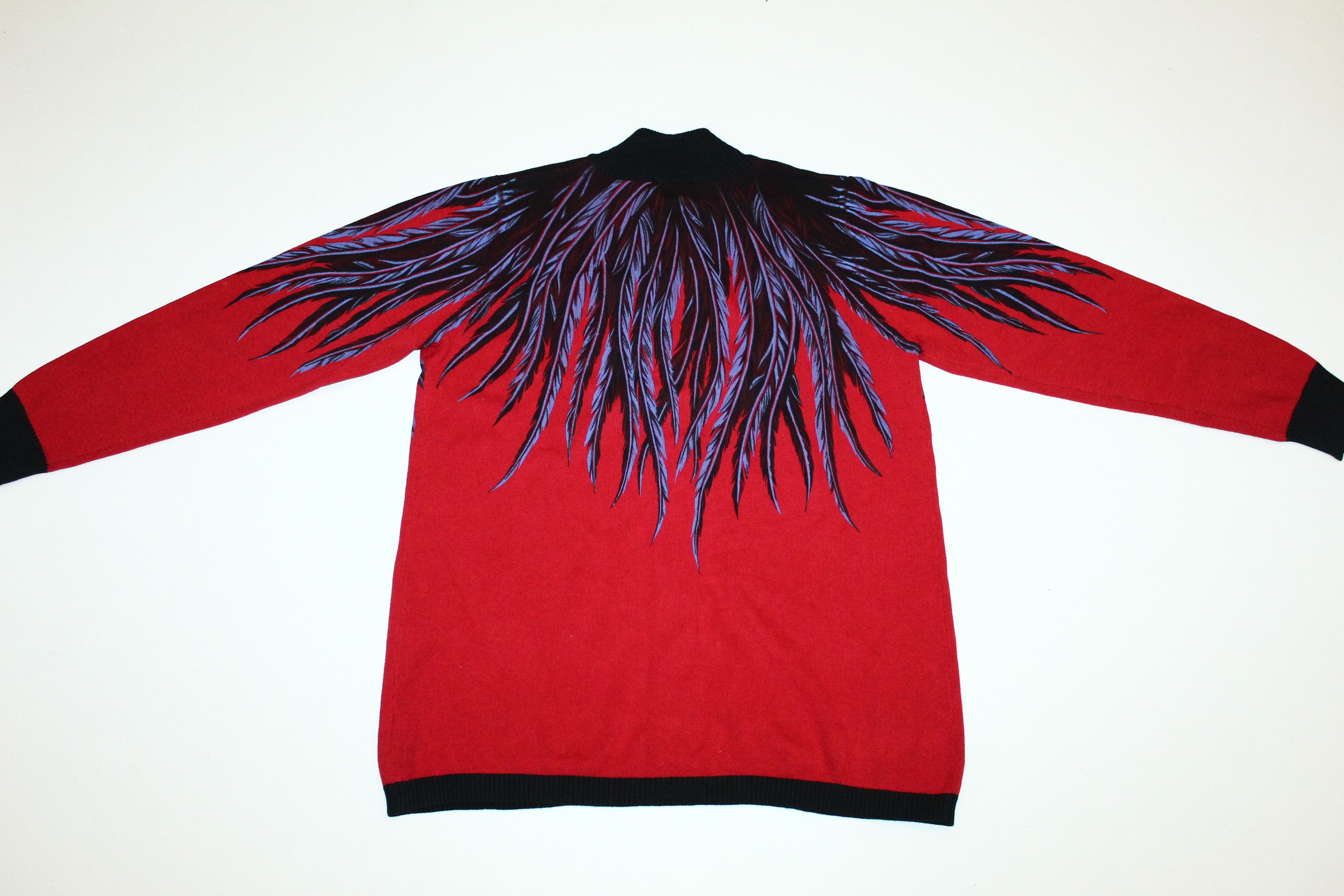 Other Vtg Bob Mackie USA Wings Art Woven Cotton Zipper Jacket Size US M / EU 48-50 / 2 - 3 Thumbnail
