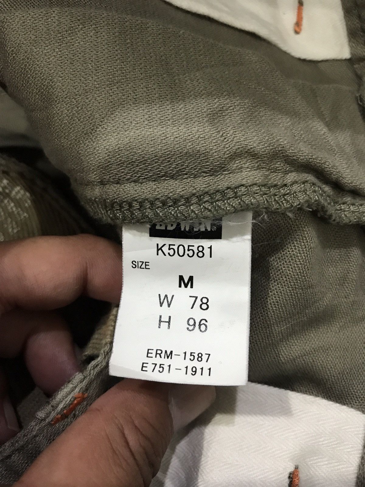 Edwin Edwin Rare Military Punk Cargo Pant Size US 33 - 20 Thumbnail