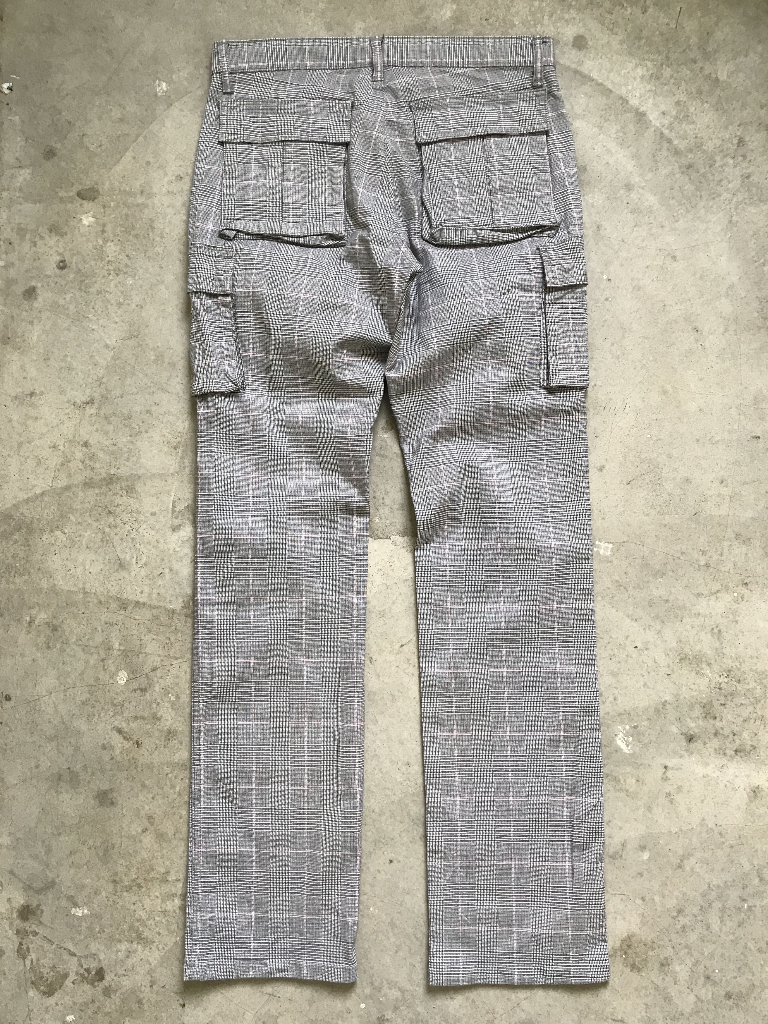 Japanese Brand CP44 - BIG SMITH Japan Plaid M65 Slim Cargo Pant Size US 31 - 7 Thumbnail