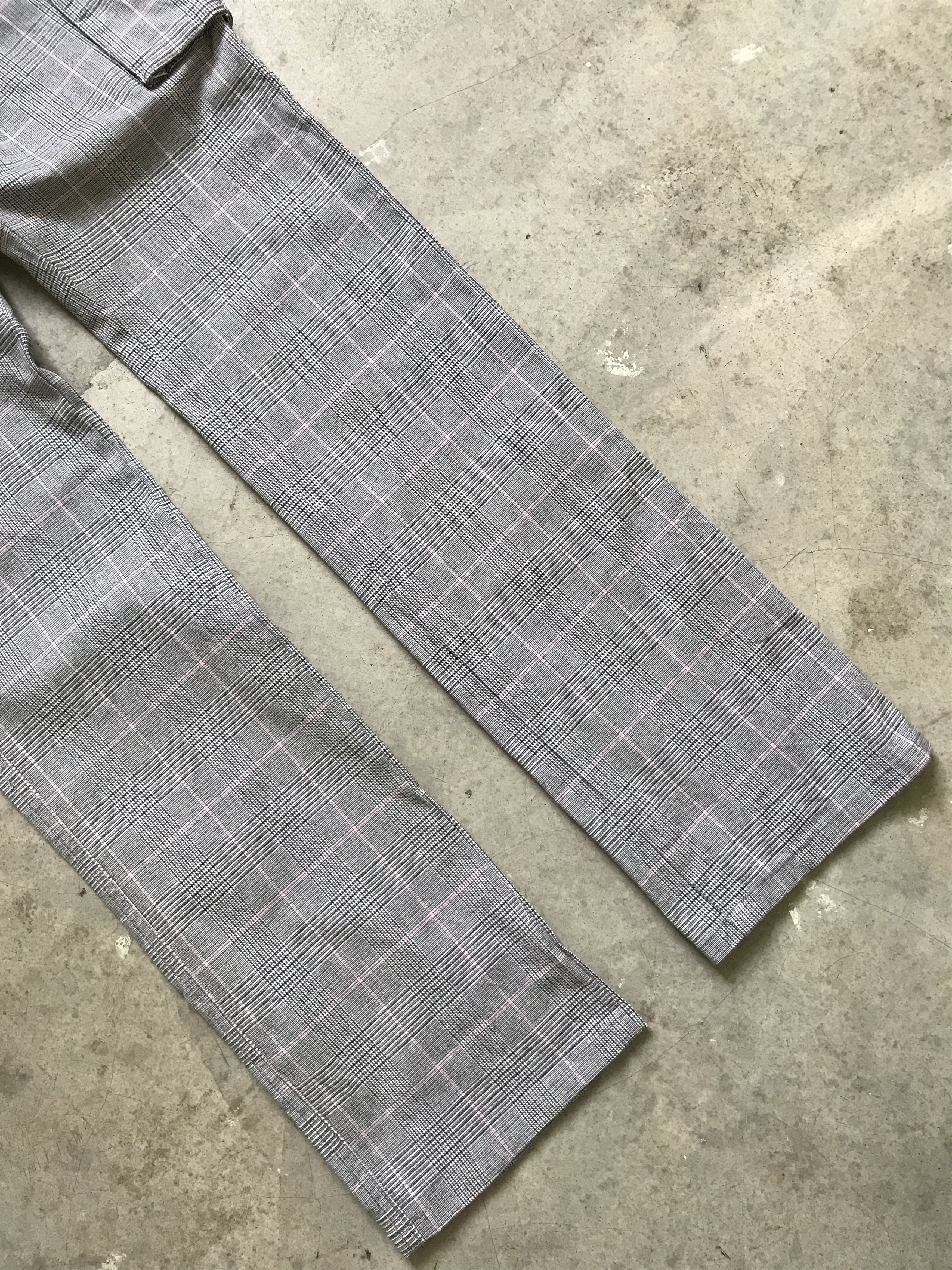 Japanese Brand CP44 - BIG SMITH Japan Plaid M65 Slim Cargo Pant Size US 31 - 3 Thumbnail