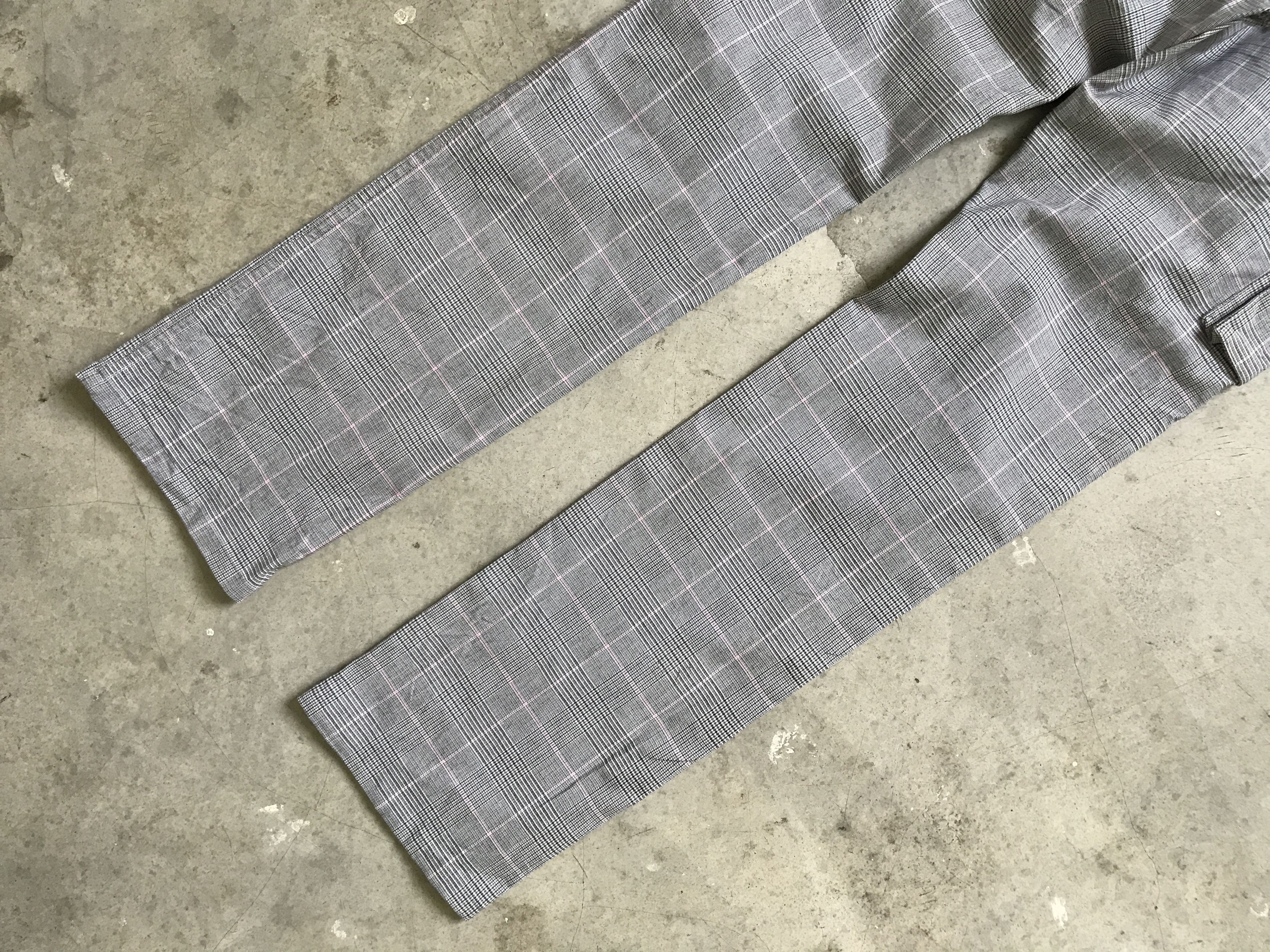 Japanese Brand CP44 - BIG SMITH Japan Plaid M65 Slim Cargo Pant Size US 31 - 9 Thumbnail