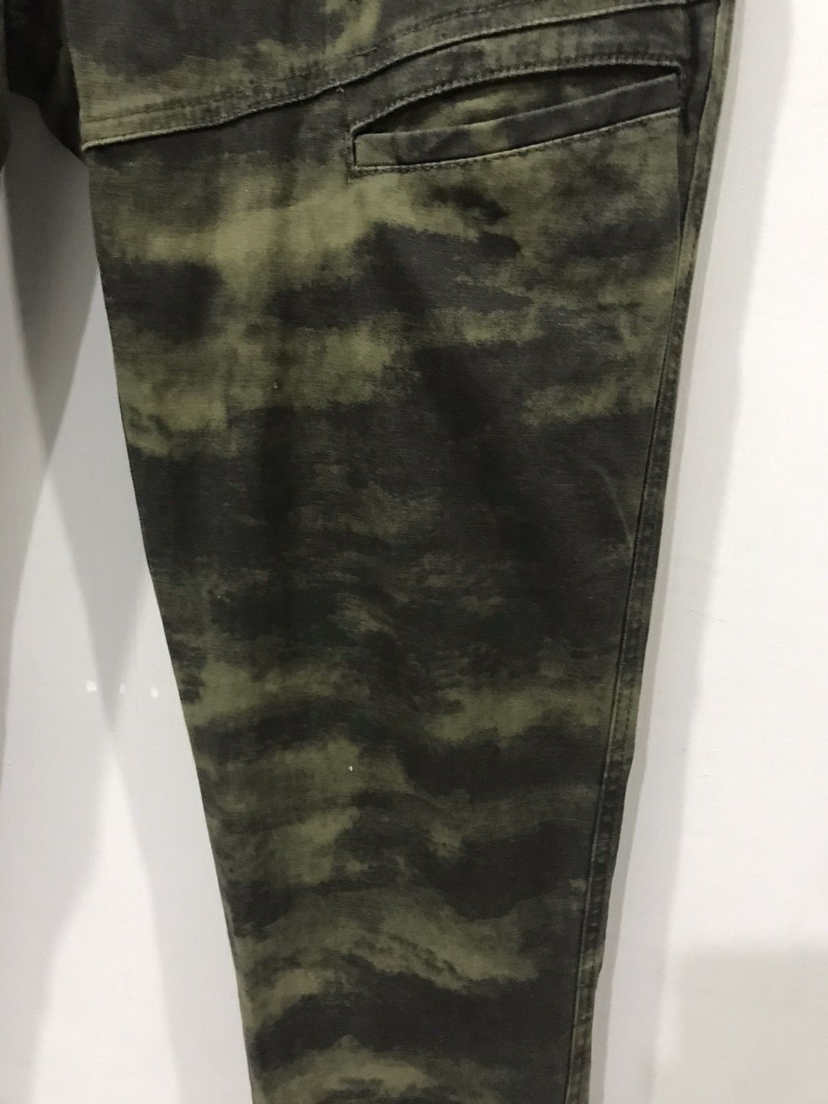 Designer × Japanese Brand D.GROW Japan Split Identity Cloudy Motive Art Cargo Pant Size US 34 / EU 50 - 4 Thumbnail