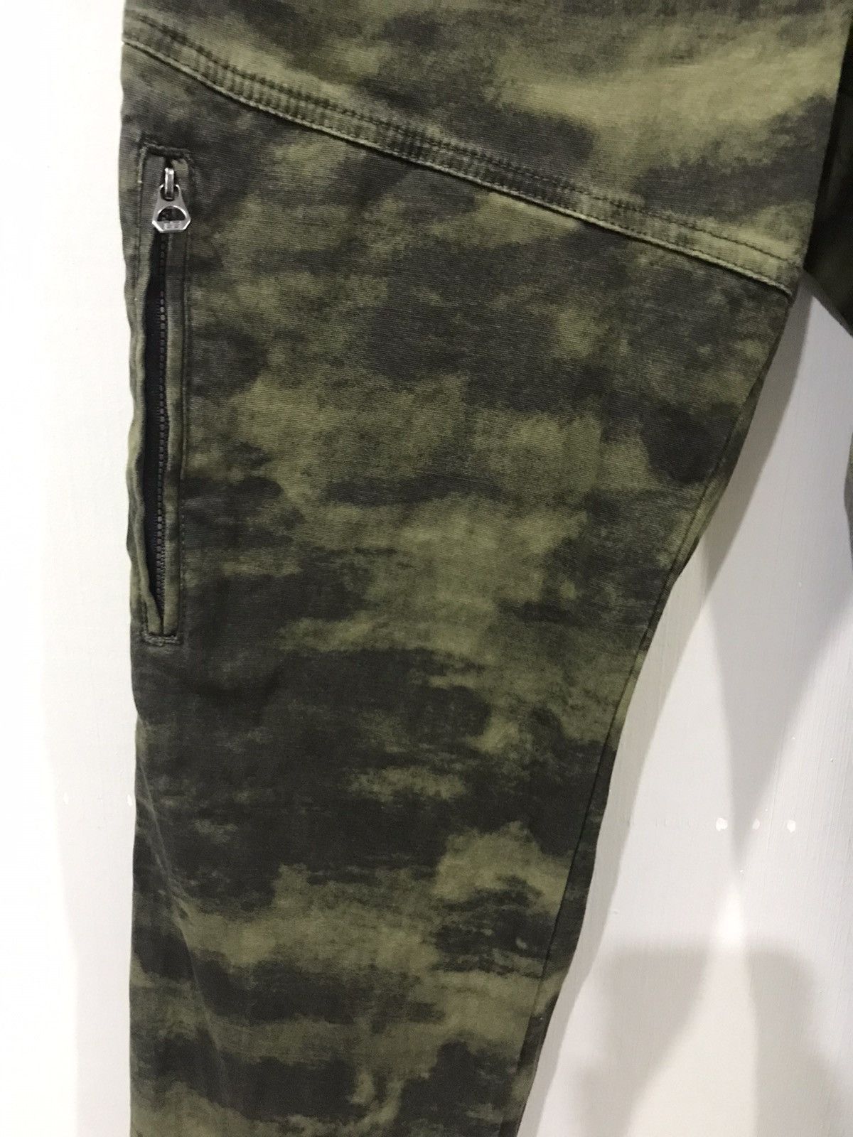 Designer × Japanese Brand D.GROW Japan Split Identity Cloudy Motive Art Cargo Pant Size US 34 / EU 50 - 5 Thumbnail
