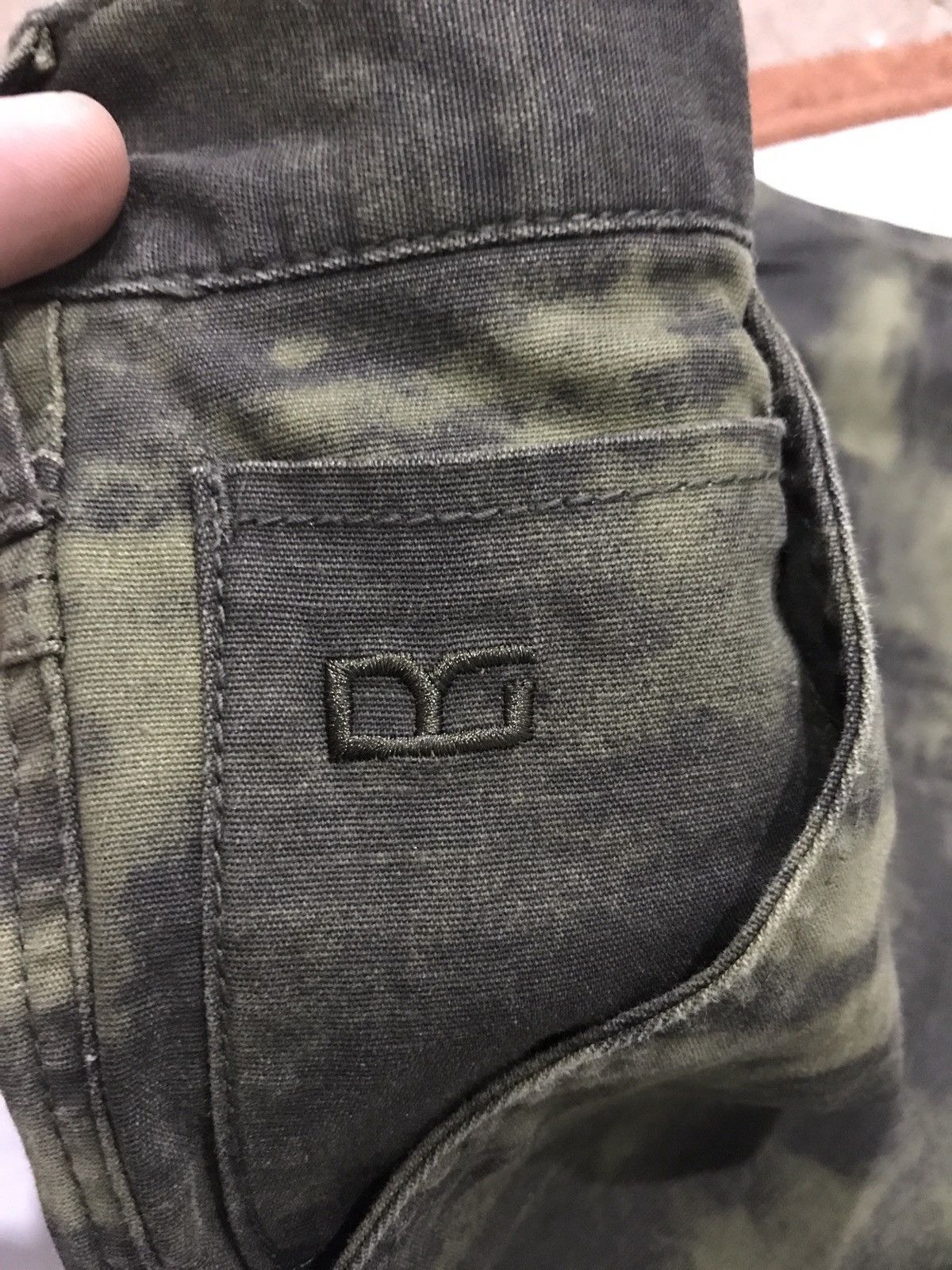 Designer × Japanese Brand D.GROW Japan Split Identity Cloudy Motive Art Cargo Pant Size US 34 / EU 50 - 13 Thumbnail