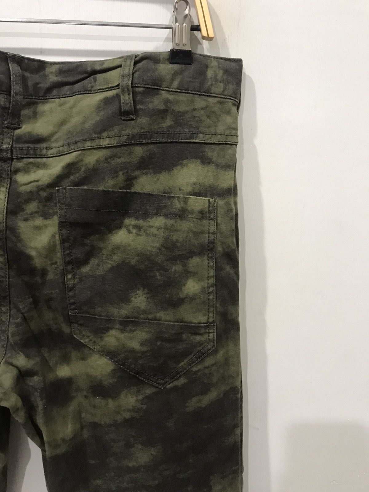 Designer × Japanese Brand D.GROW Japan Split Identity Cloudy Motive Art Cargo Pant Size US 34 / EU 50 - 9 Thumbnail