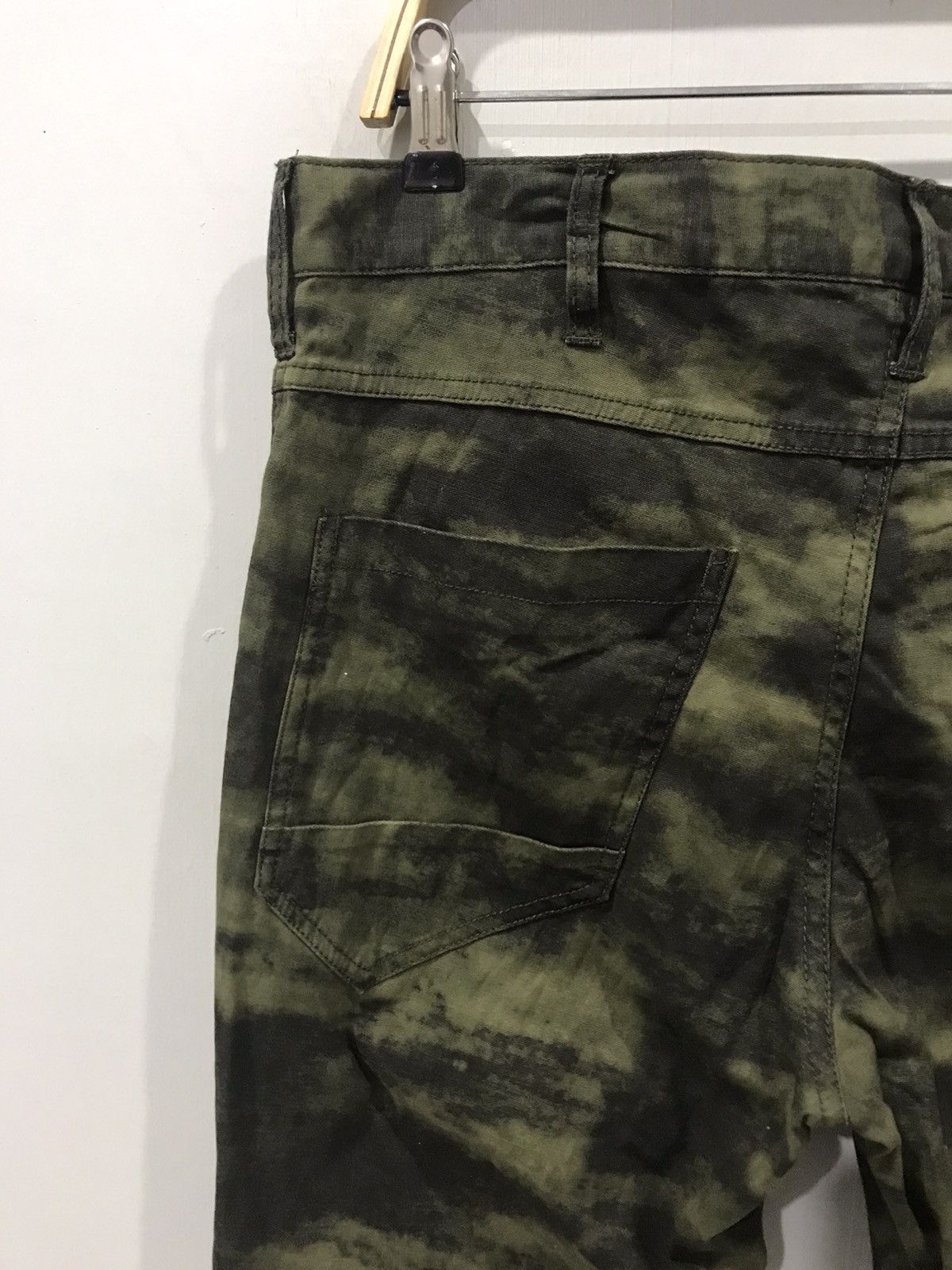 Designer × Japanese Brand D.GROW Japan Split Identity Cloudy Motive Art Cargo Pant Size US 34 / EU 50 - 10 Thumbnail