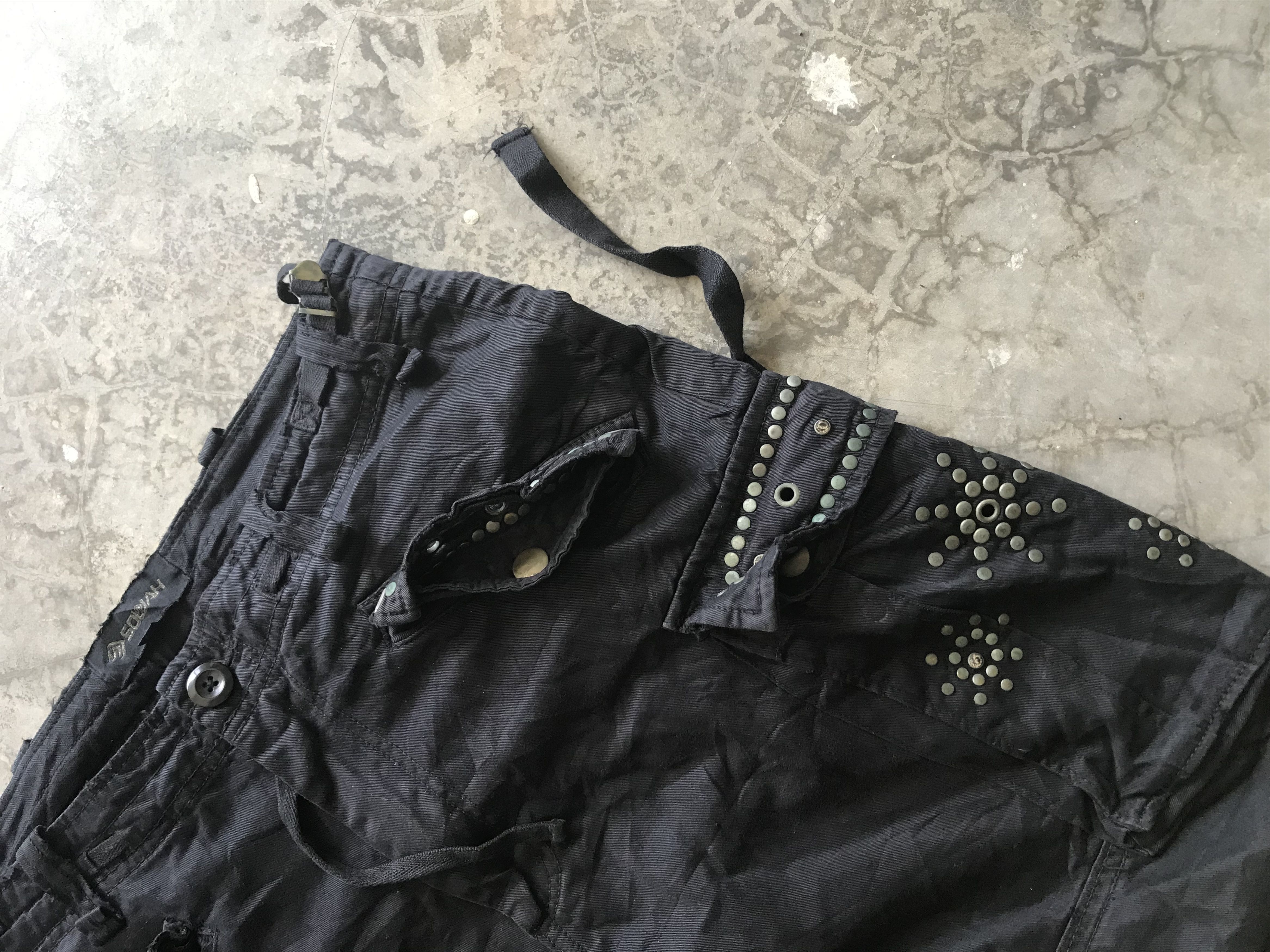 Japanese Brand × Seditionaries SOLJAH Japan Spiky Street Military Style Cargo Pant Size US 33 - 2 Thumbnail