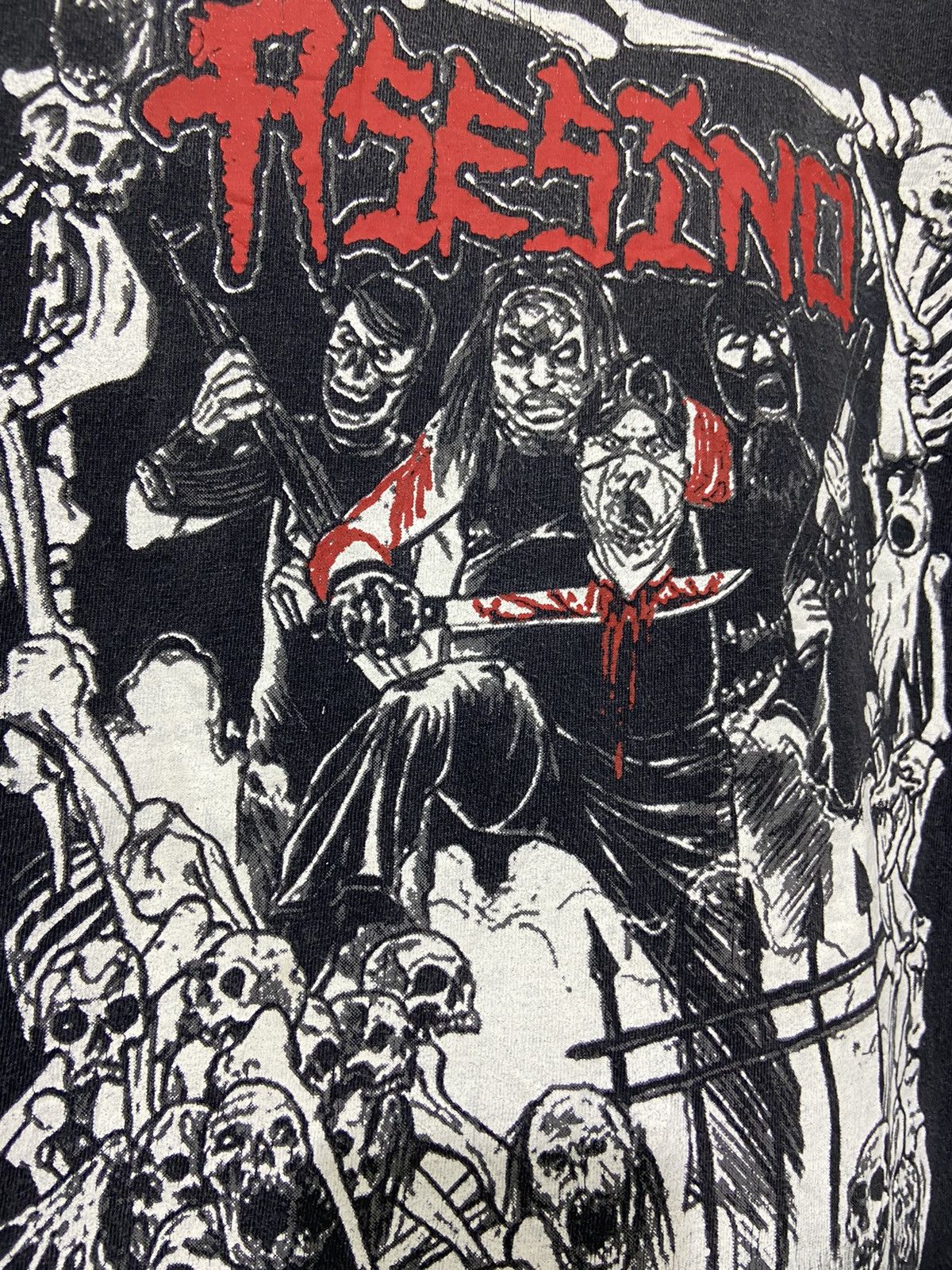 Band Tees × Vintage Vintage Asasino American deathgrind supergroup Band Tshirt Size US M / EU 48-50 / 2 - 5 Thumbnail