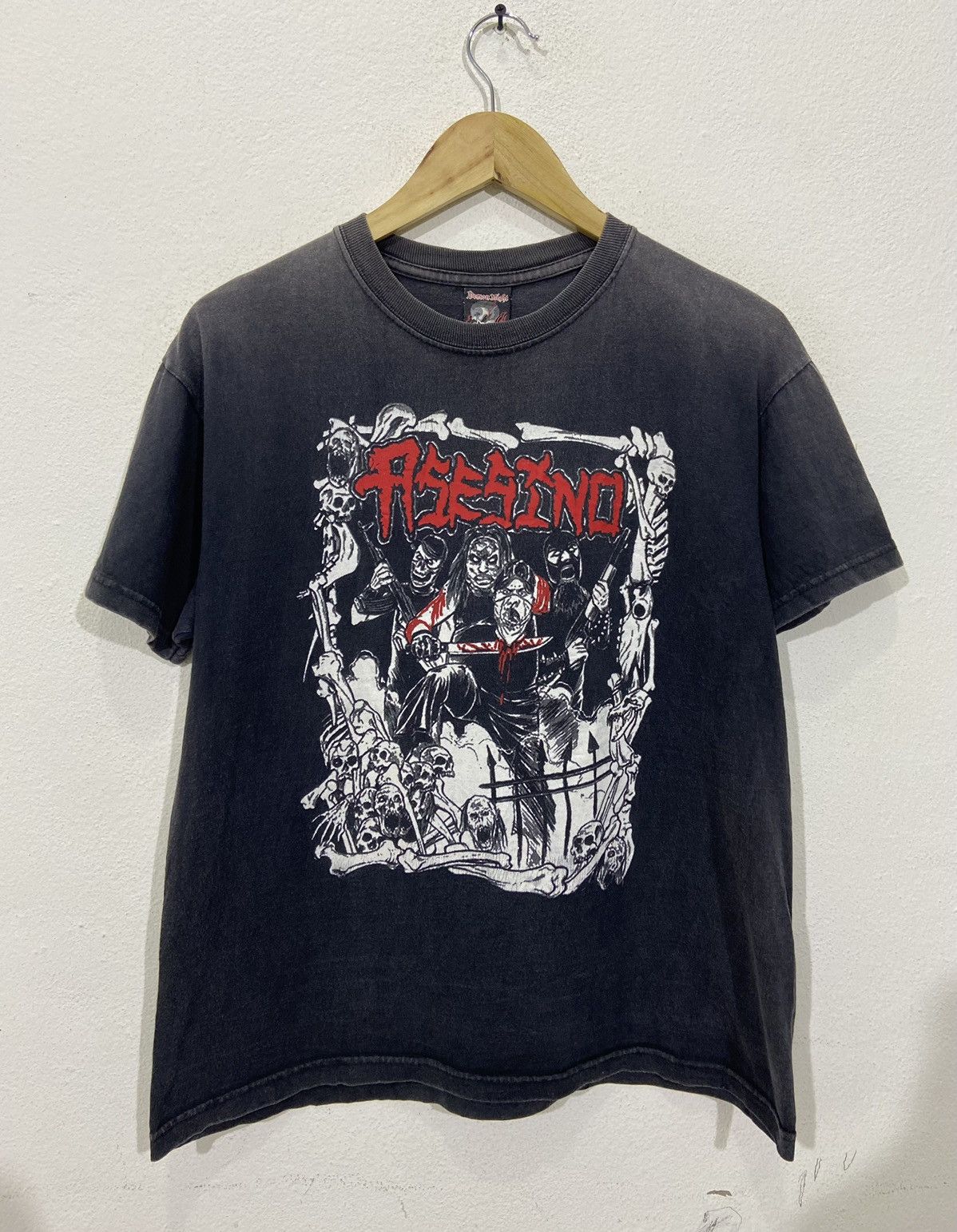 Band Tees × Vintage Vintage Asasino American deathgrind supergroup Band Tshirt Size US M / EU 48-50 / 2 - 1 Thumbnail