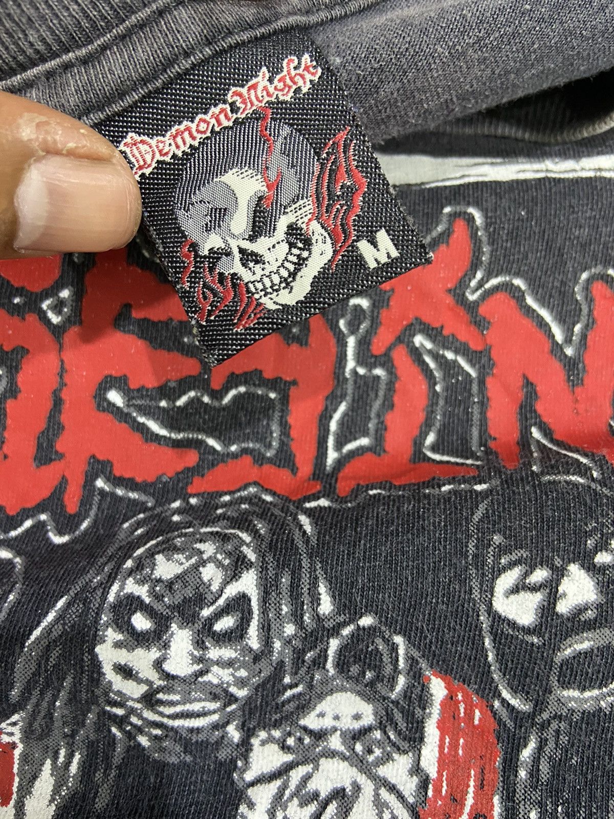 Band Tees × Vintage Vintage Asasino American deathgrind supergroup Band Tshirt Size US M / EU 48-50 / 2 - 11 Thumbnail