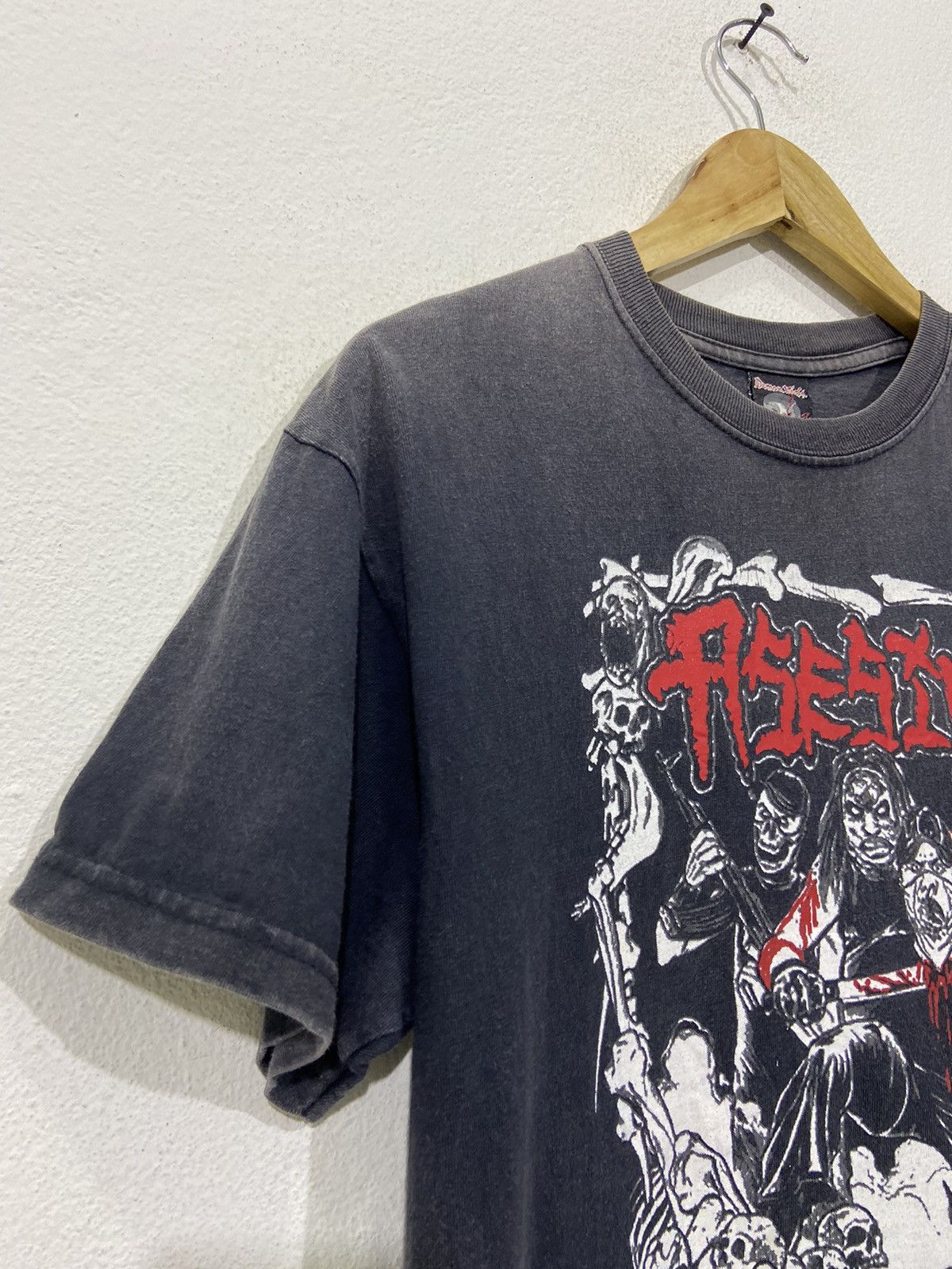 Band Tees × Vintage Vintage Asasino American deathgrind supergroup Band Tshirt Size US M / EU 48-50 / 2 - 2 Thumbnail