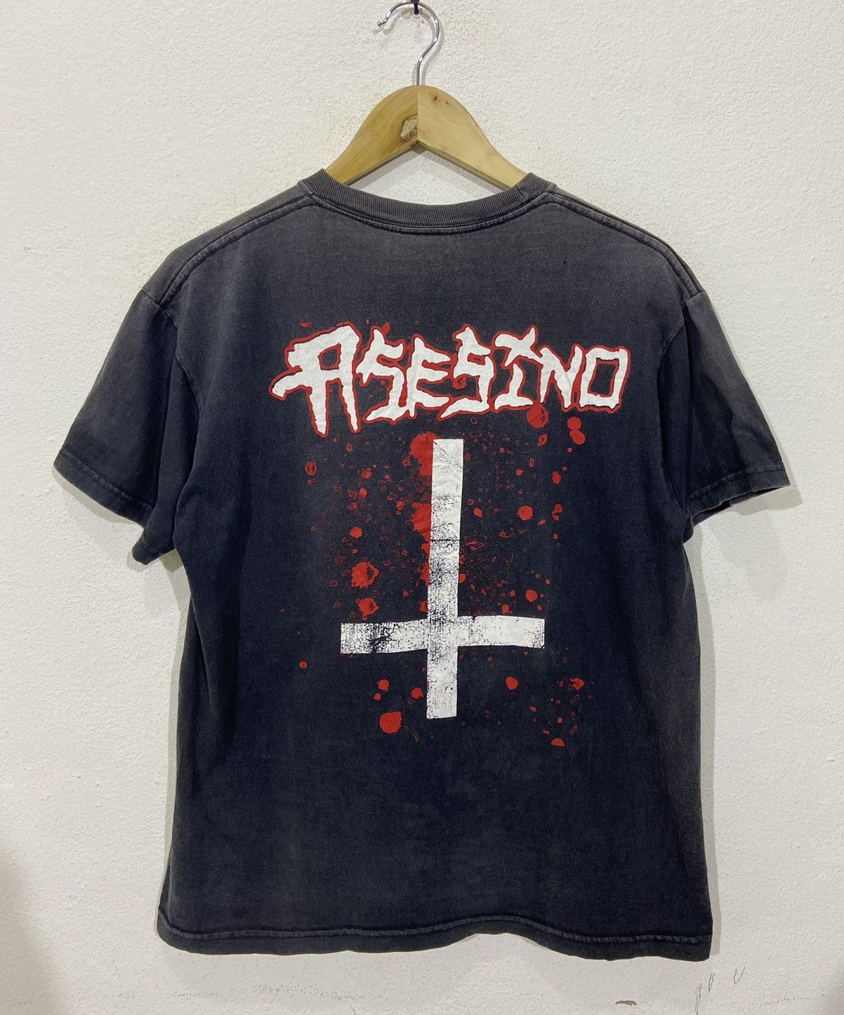 Band Tees × Vintage Vintage Asasino American deathgrind supergroup Band Tshirt Size US M / EU 48-50 / 2 - 6 Thumbnail