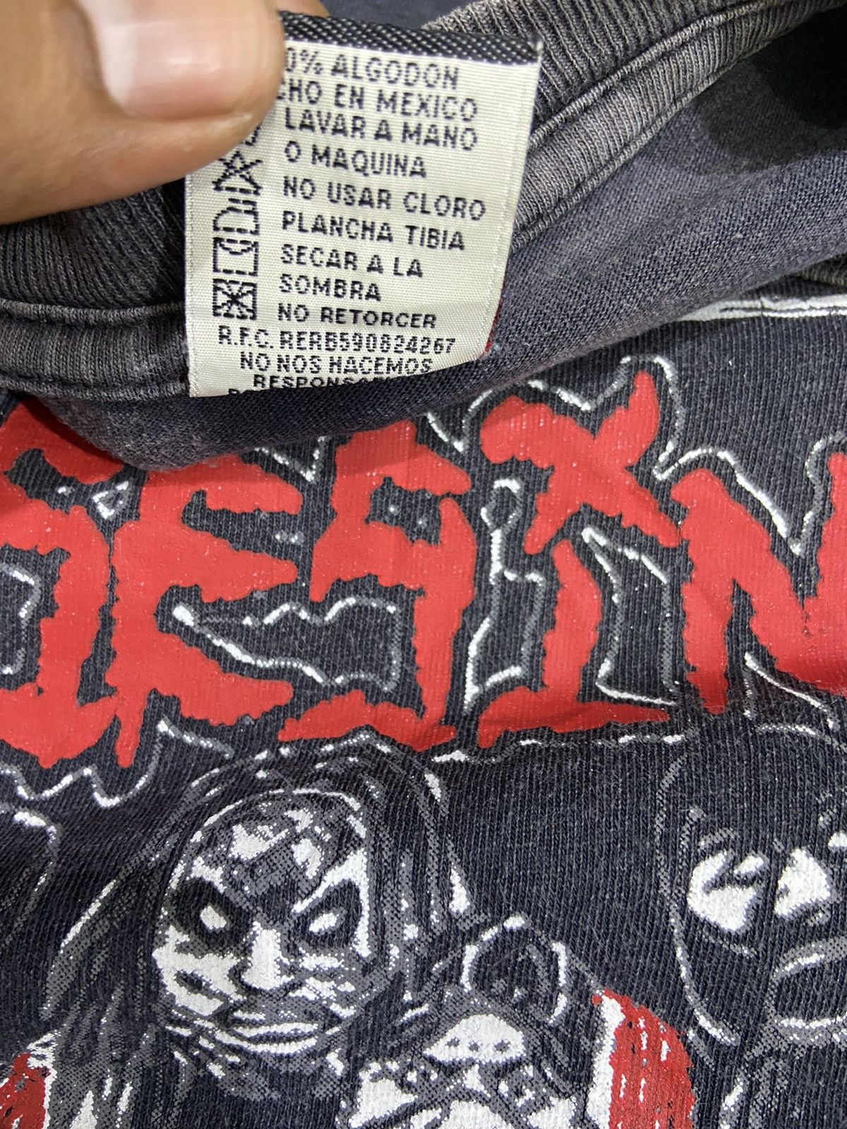 Band Tees × Vintage Vintage Asasino American deathgrind supergroup Band Tshirt Size US M / EU 48-50 / 2 - 12 Thumbnail
