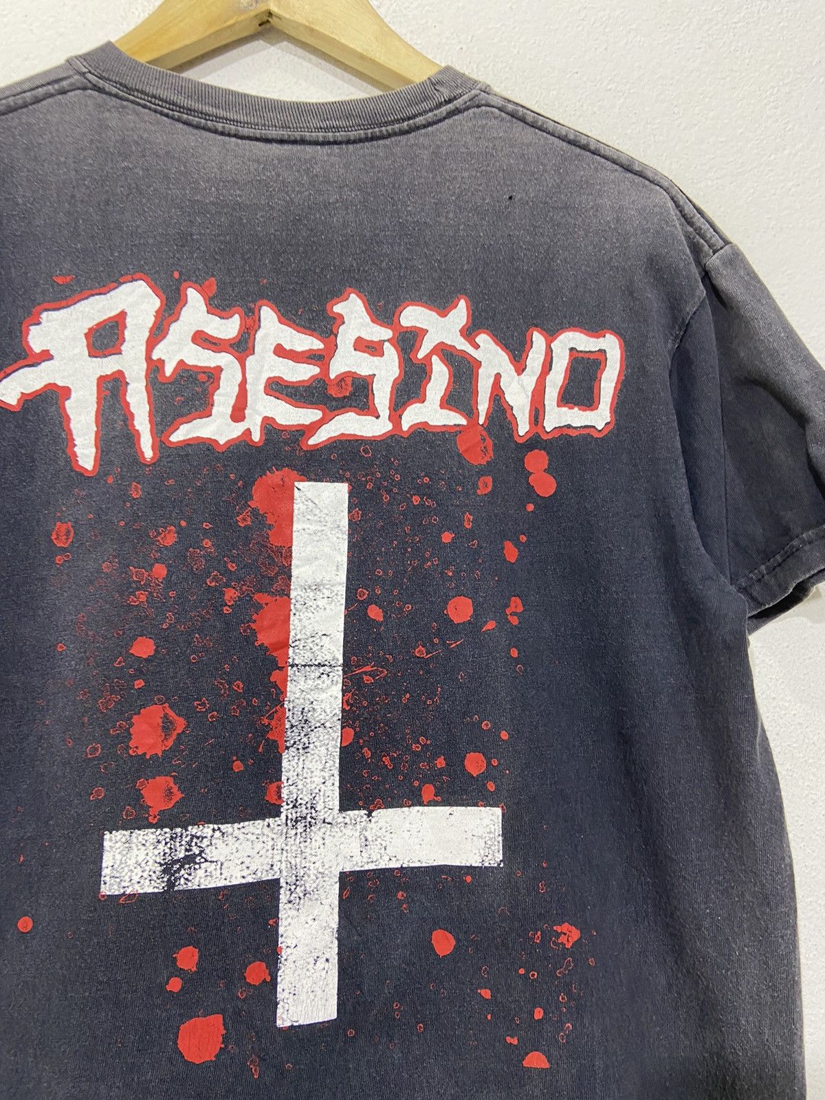Band Tees × Vintage Vintage Asasino American deathgrind supergroup Band Tshirt Size US M / EU 48-50 / 2 - 9 Thumbnail