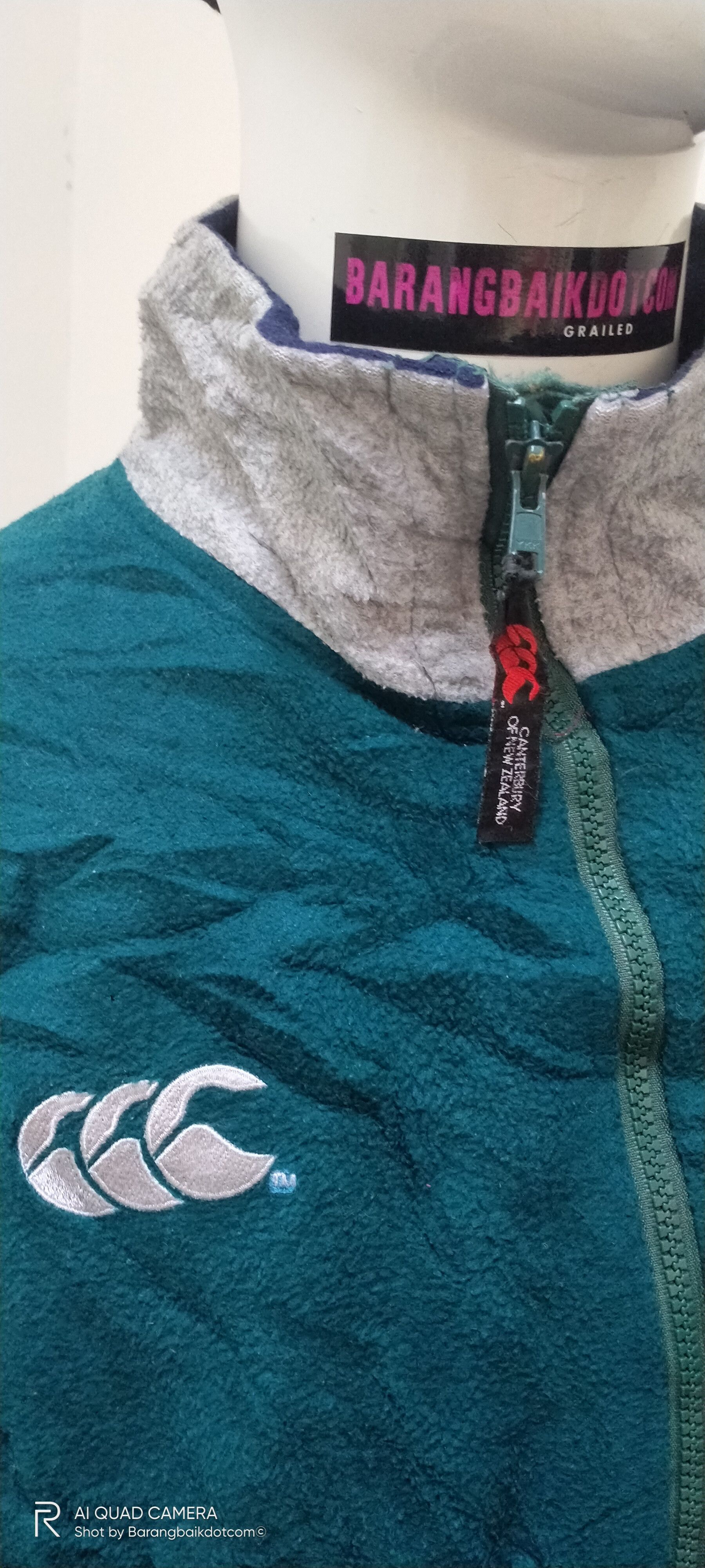 All Blacks × Canterbury of New Zealand × Sports Specialties Canterbury of New Zealand high pile zip up fleece jacket Size US L / EU 52-54 / 3 - 3 Thumbnail