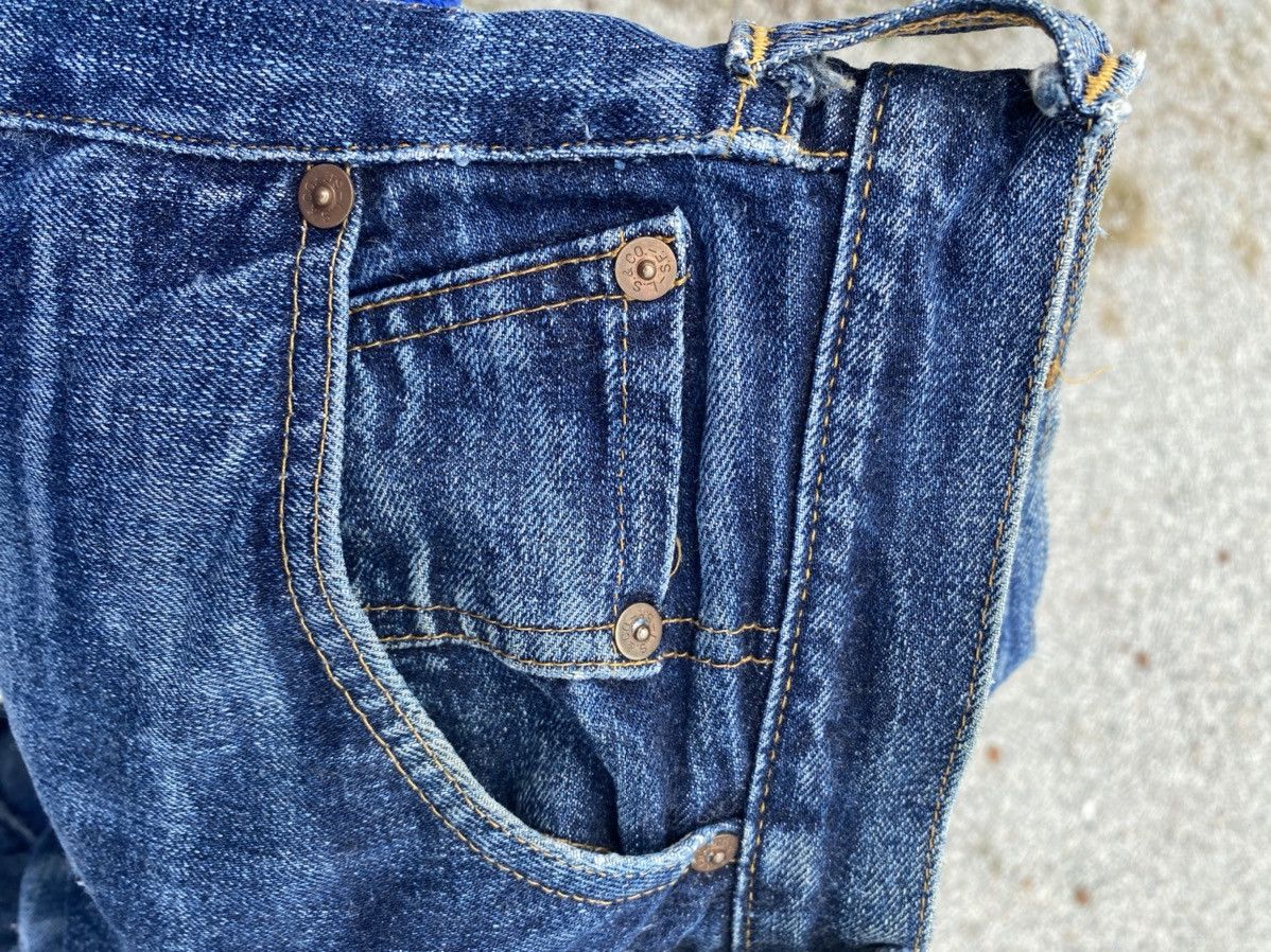 Levi's Vintage Clothing × Vintage Vintage Thrashed Levi’s 201 Big E Selvedge LVC Button 555 Size US 30 / EU 46 - 11 Thumbnail