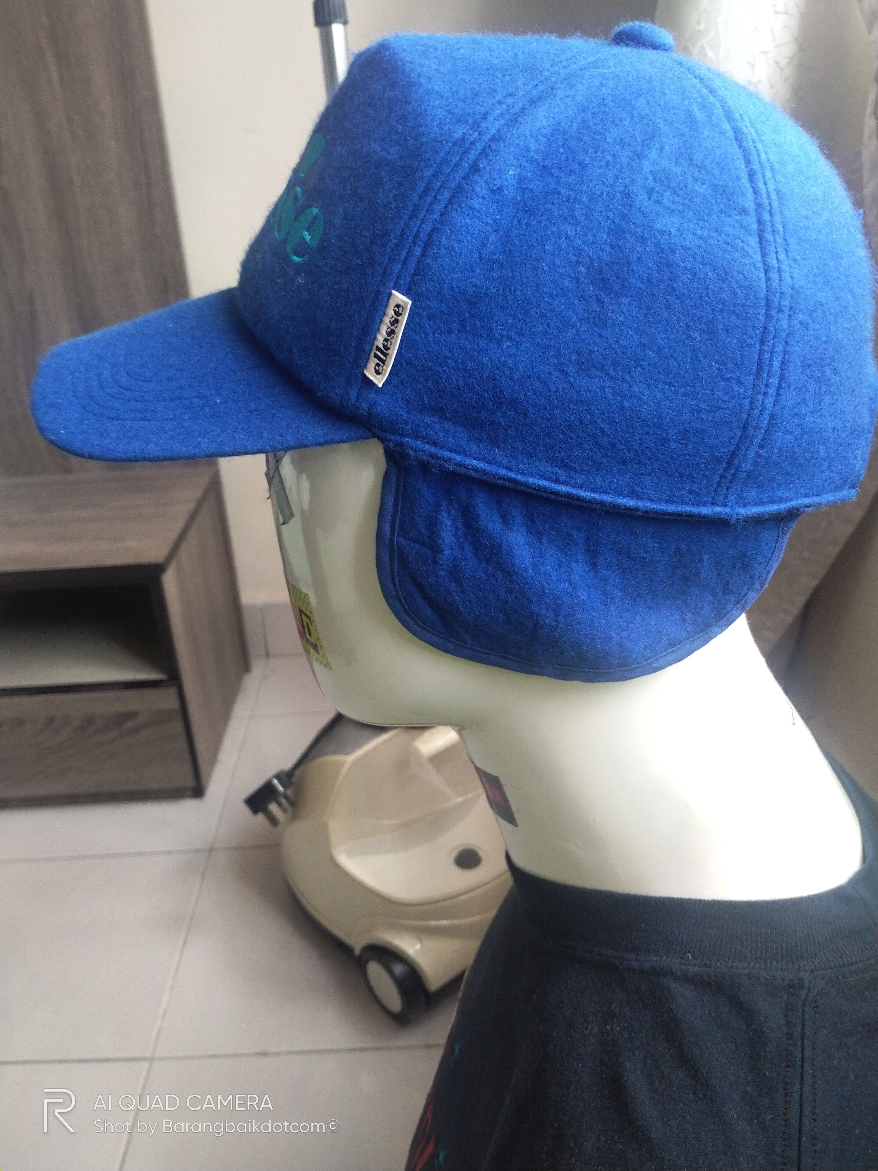 Ellesse Ellesse Italy big logo wool ear flap caps Size ONE SIZE - 4 Thumbnail