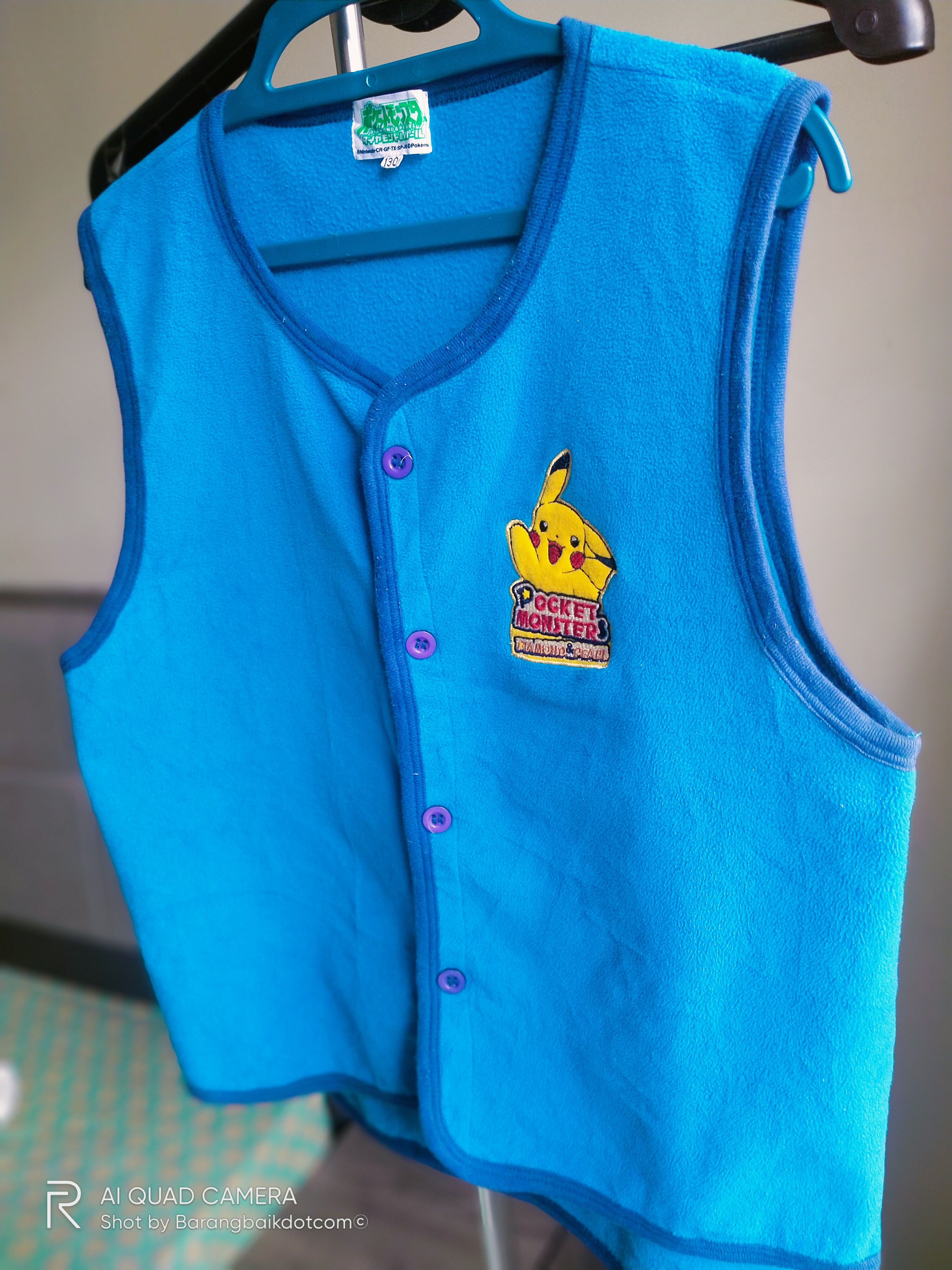 Japanese Brand × Nintendo × Pokemon Vintage Pokemon X Nintendo fleece vest Size S / US 4 / IT 40 - 3 Thumbnail