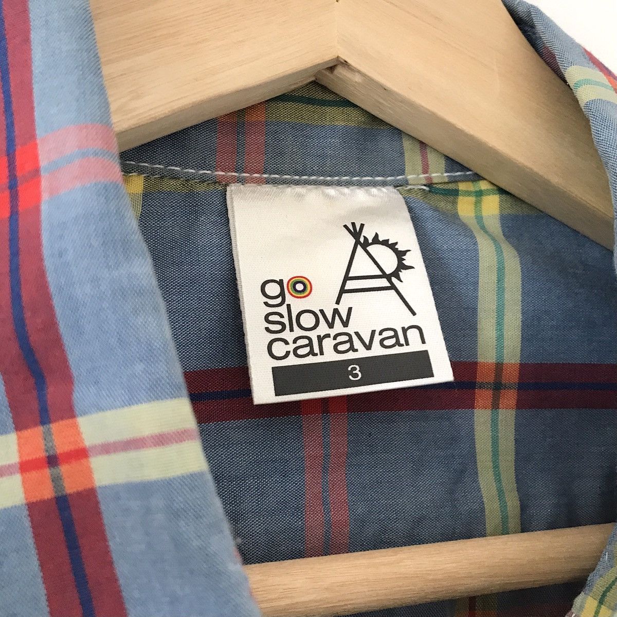 Authentic Go Slow Caravan Japan Patchwork Outdoor Shirt