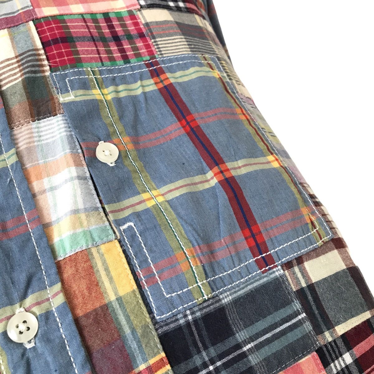 Authentic Go Slow Caravan Japan Patchwork Outdoor Shirt