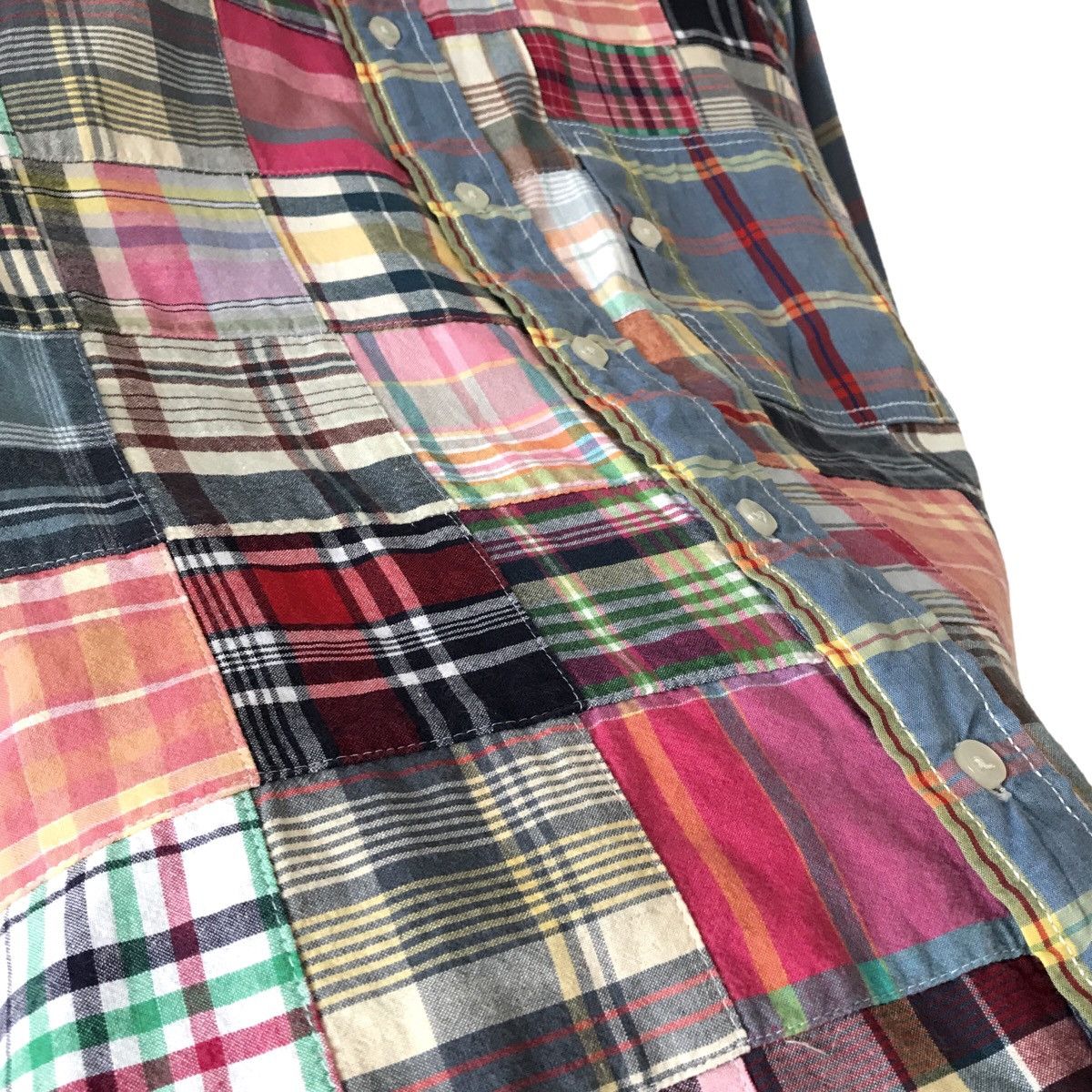 Authentic Go Slow Caravan Japan Patchwork Outdoor Shirt
