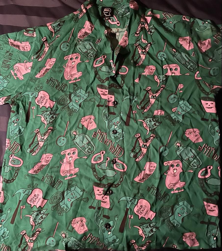 Brain dead caricatures shirt