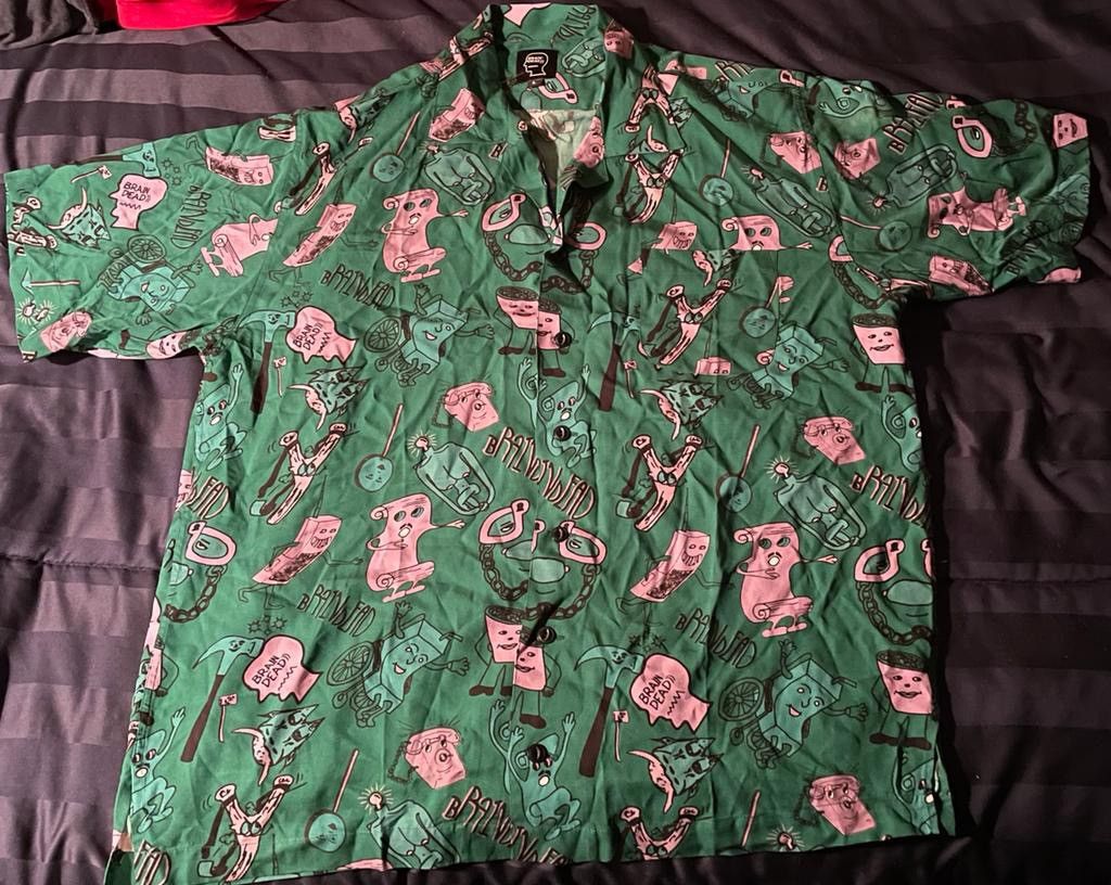 Brain dead caricatures shirt