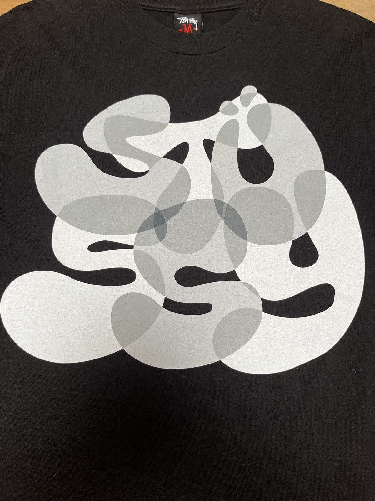 Stussy × Vintage Vintage Stussy Big Logo Tee Size M Size US M / EU 48-50 / 2 - 2 Thumbnail