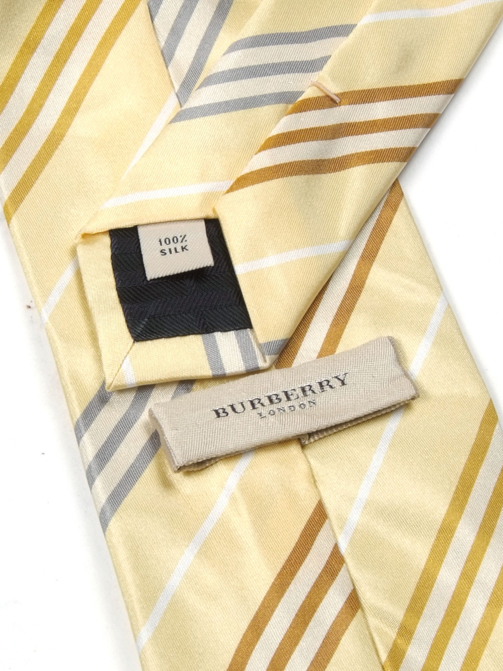 Burberry BURBERRY LONDON Pure Silk Neck Tie Size ONE SIZE - 4 Thumbnail
