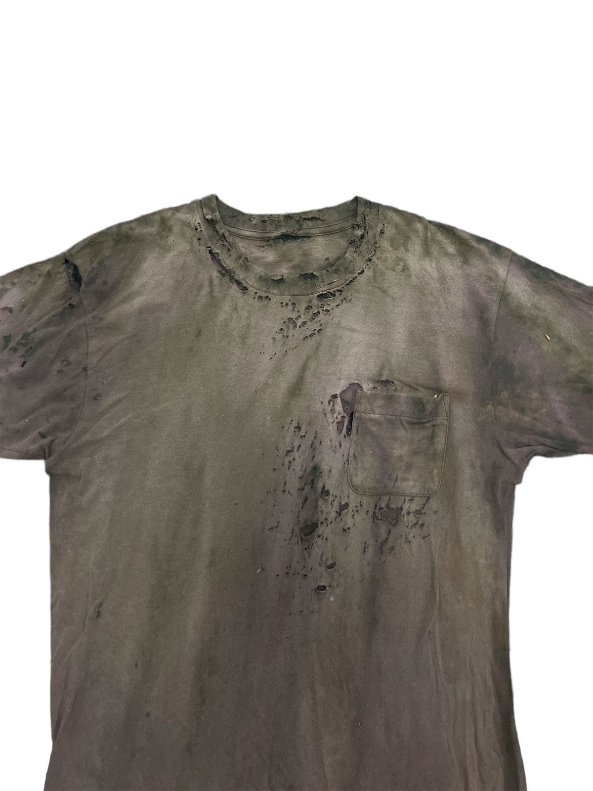 Vintage VINTAGE 90’s THRASHED PLAIN TSHIRT ERD GRUNGE Size US S / EU 44-46 / 1 - 4 Thumbnail