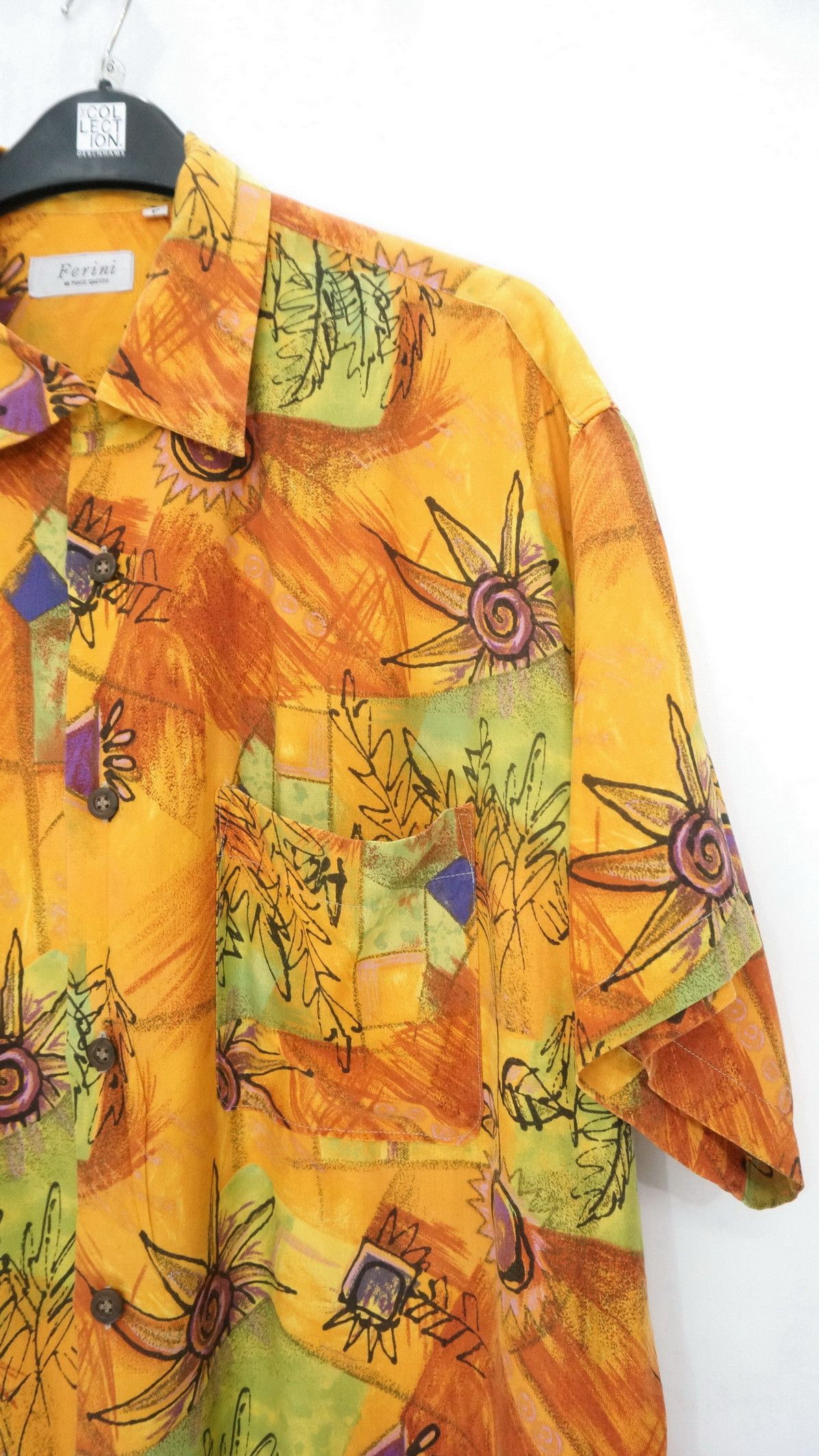 Vintage Vintage FERINI Button Up Cotton Rayon Shirt Size US L / EU 52-54 / 3 - 4 Thumbnail