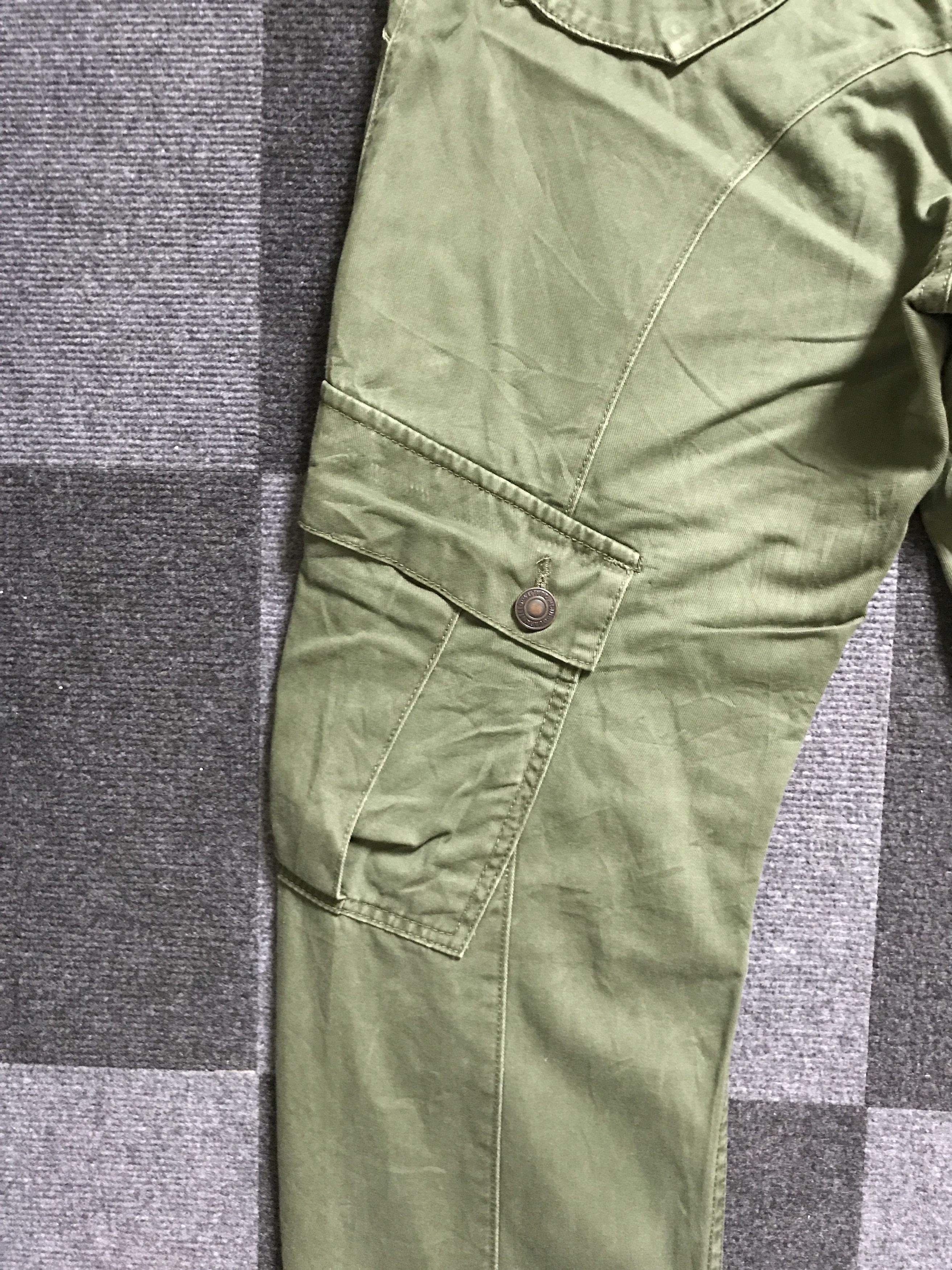 Japanese Brand CP259 SOUL OF FREEDOM Japan Curve leg Cargo Pant Size US 32 / EU 48 - 11 Thumbnail