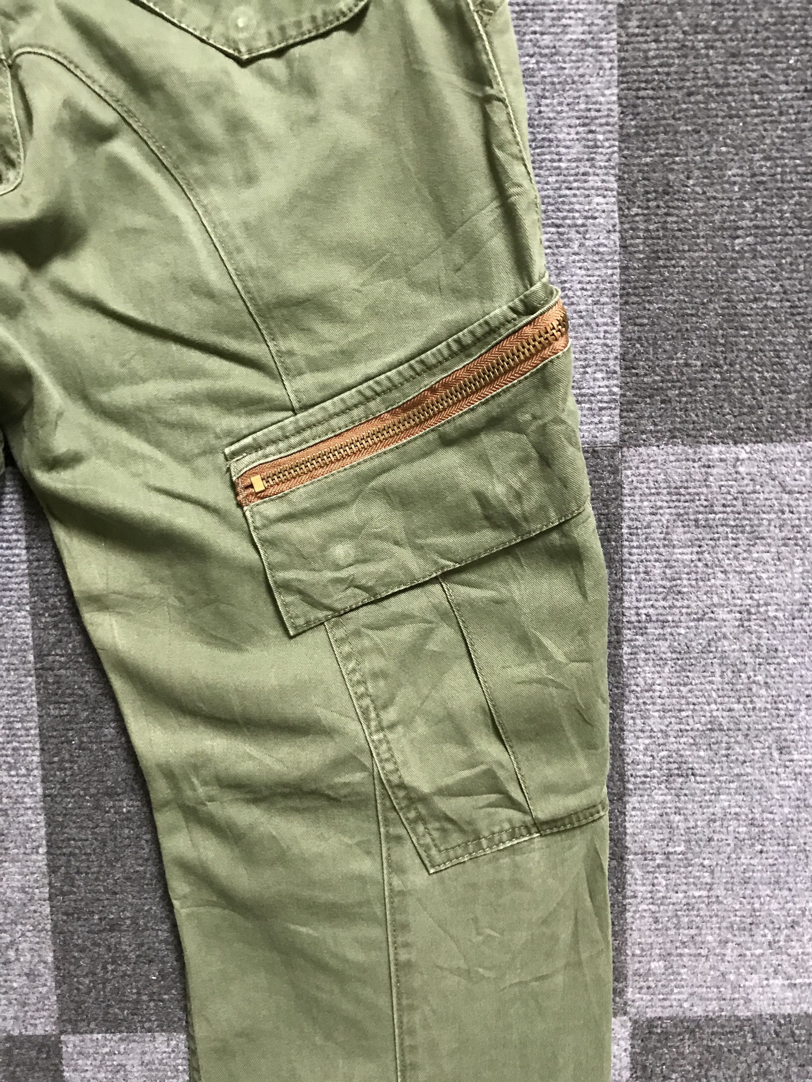 Japanese Brand CP259 SOUL OF FREEDOM Japan Curve leg Cargo Pant Size US 32 / EU 48 - 10 Thumbnail