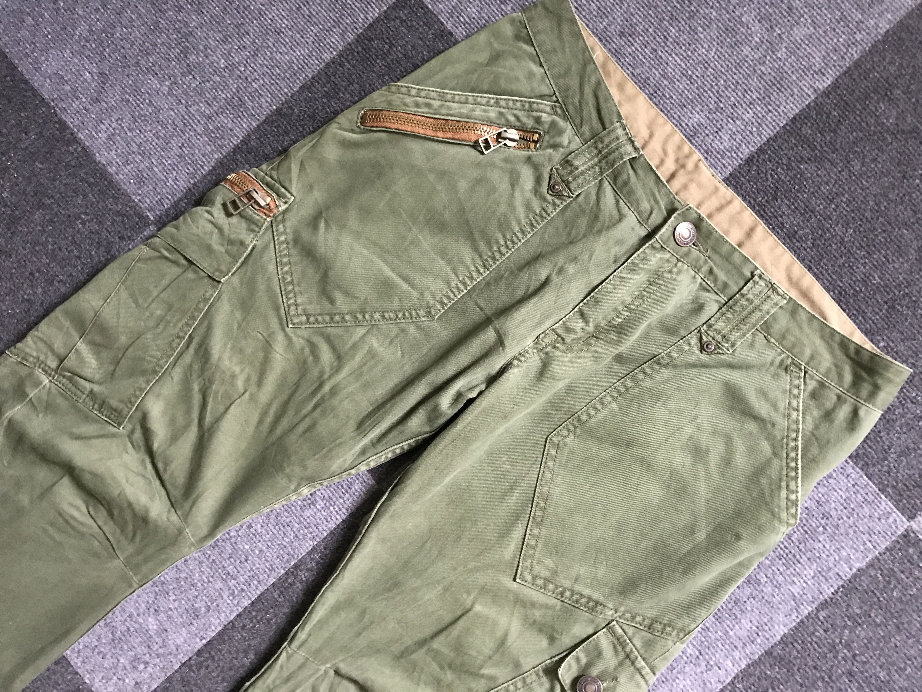 Japanese Brand CP259 SOUL OF FREEDOM Japan Curve leg Cargo Pant Size US 32 / EU 48 - 2 Thumbnail