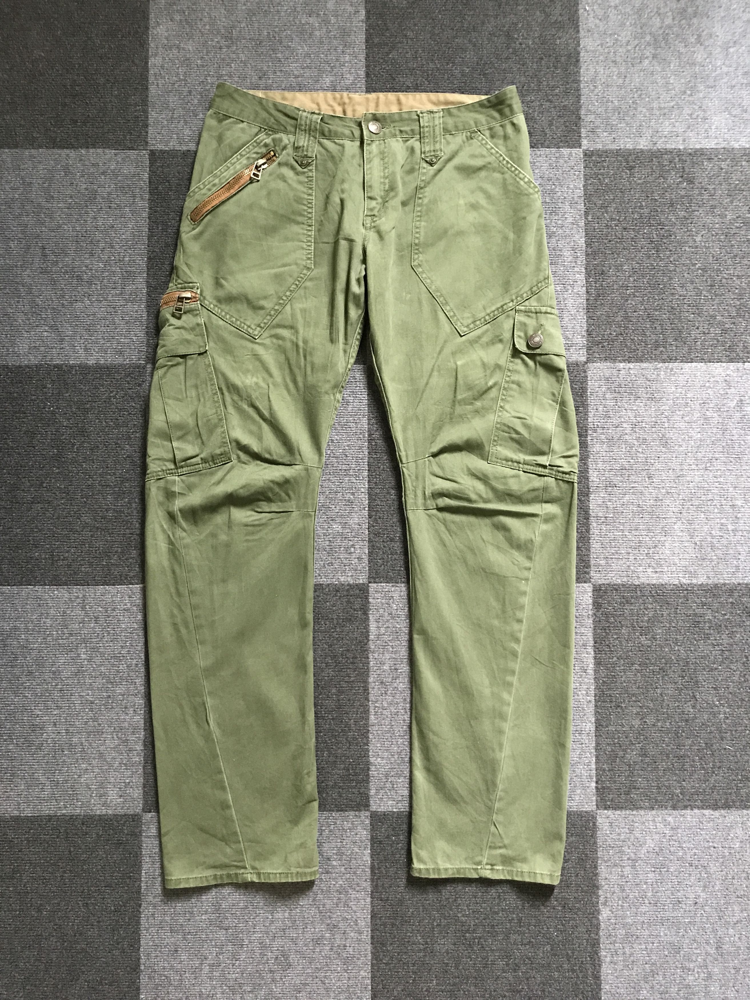 Japanese Brand CP259 SOUL OF FREEDOM Japan Curve leg Cargo Pant Size US 32 / EU 48 - 1 Thumbnail