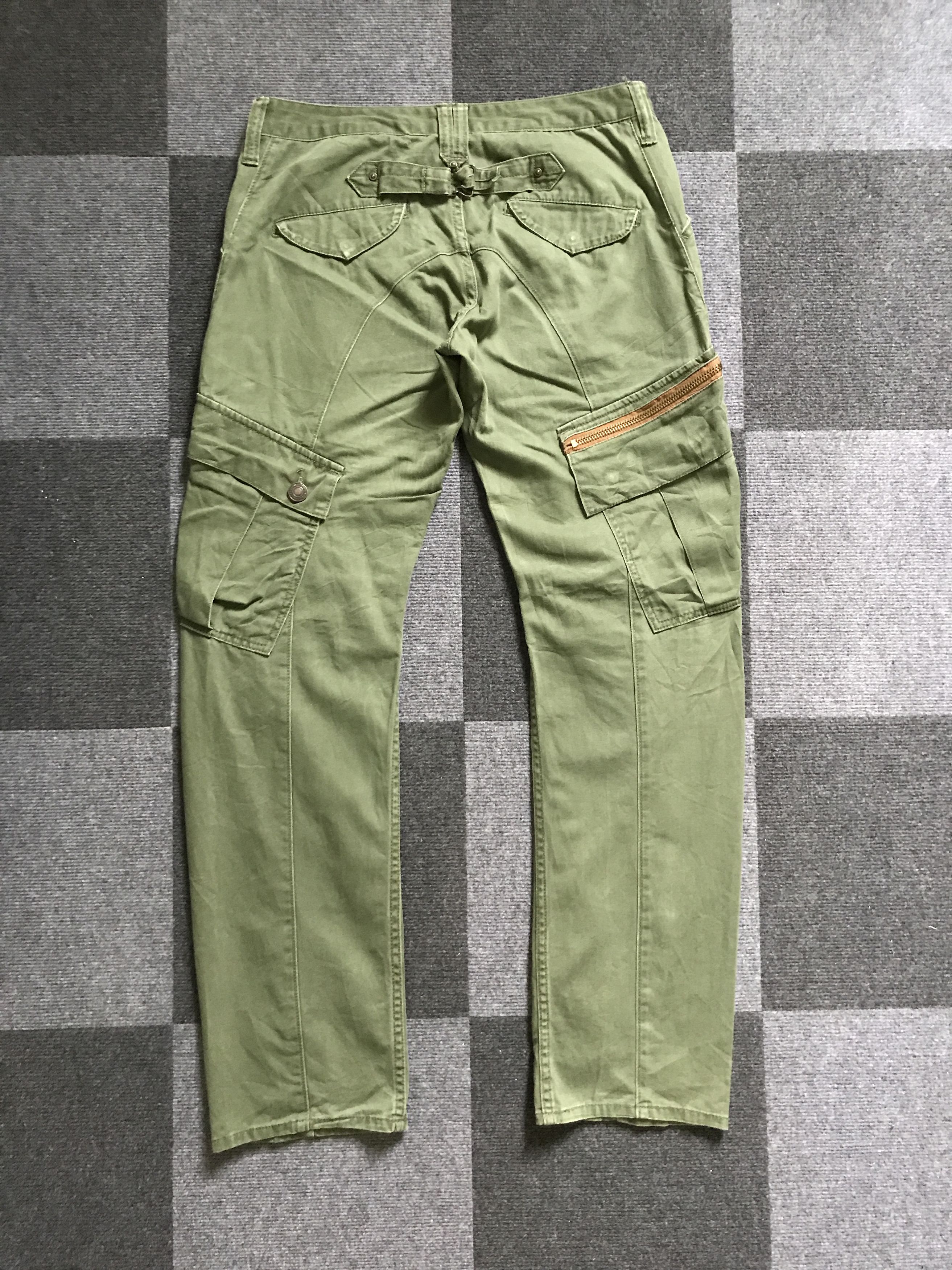 Japanese Brand CP259 SOUL OF FREEDOM Japan Curve leg Cargo Pant Size US 32 / EU 48 - 7 Thumbnail