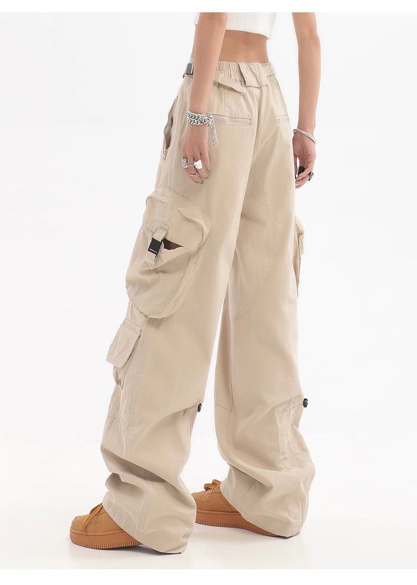 Other Straight Wide Leg Cargo Pants Size 29" - 4 Thumbnail