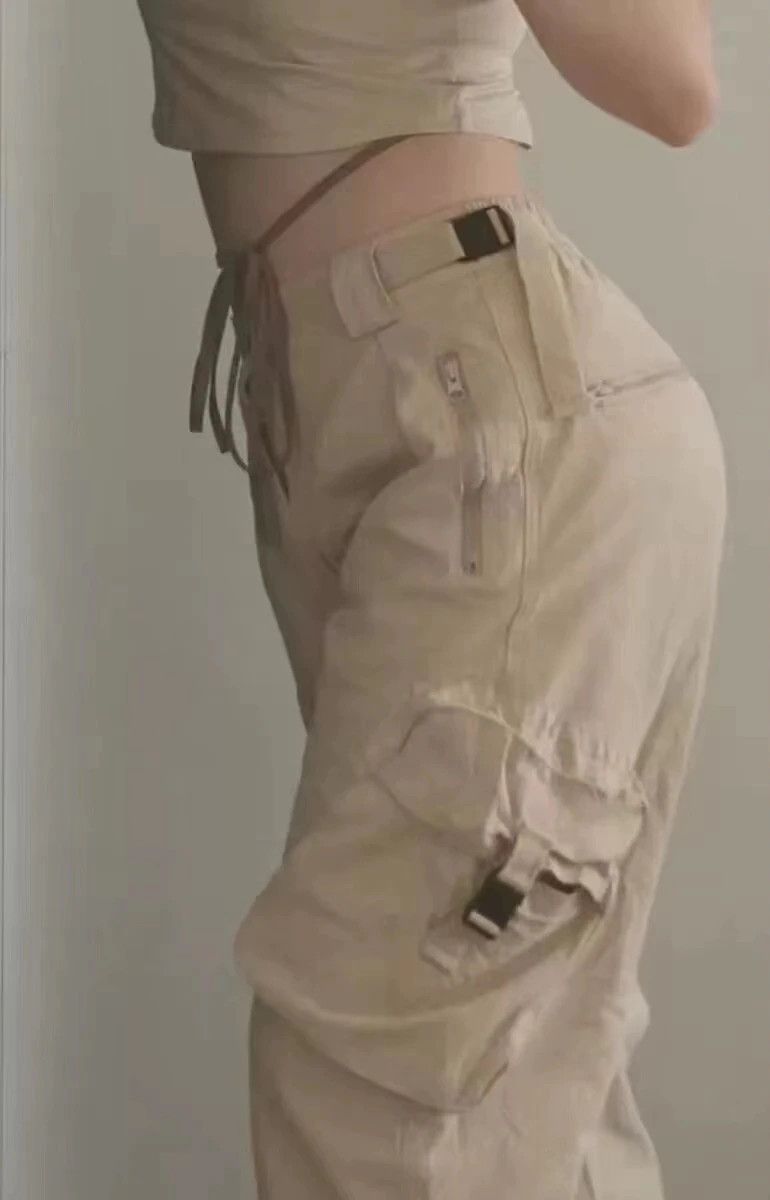 Other Straight Wide Leg Cargo Pants Size 32" / US 10 / IT 46 - 5 Thumbnail