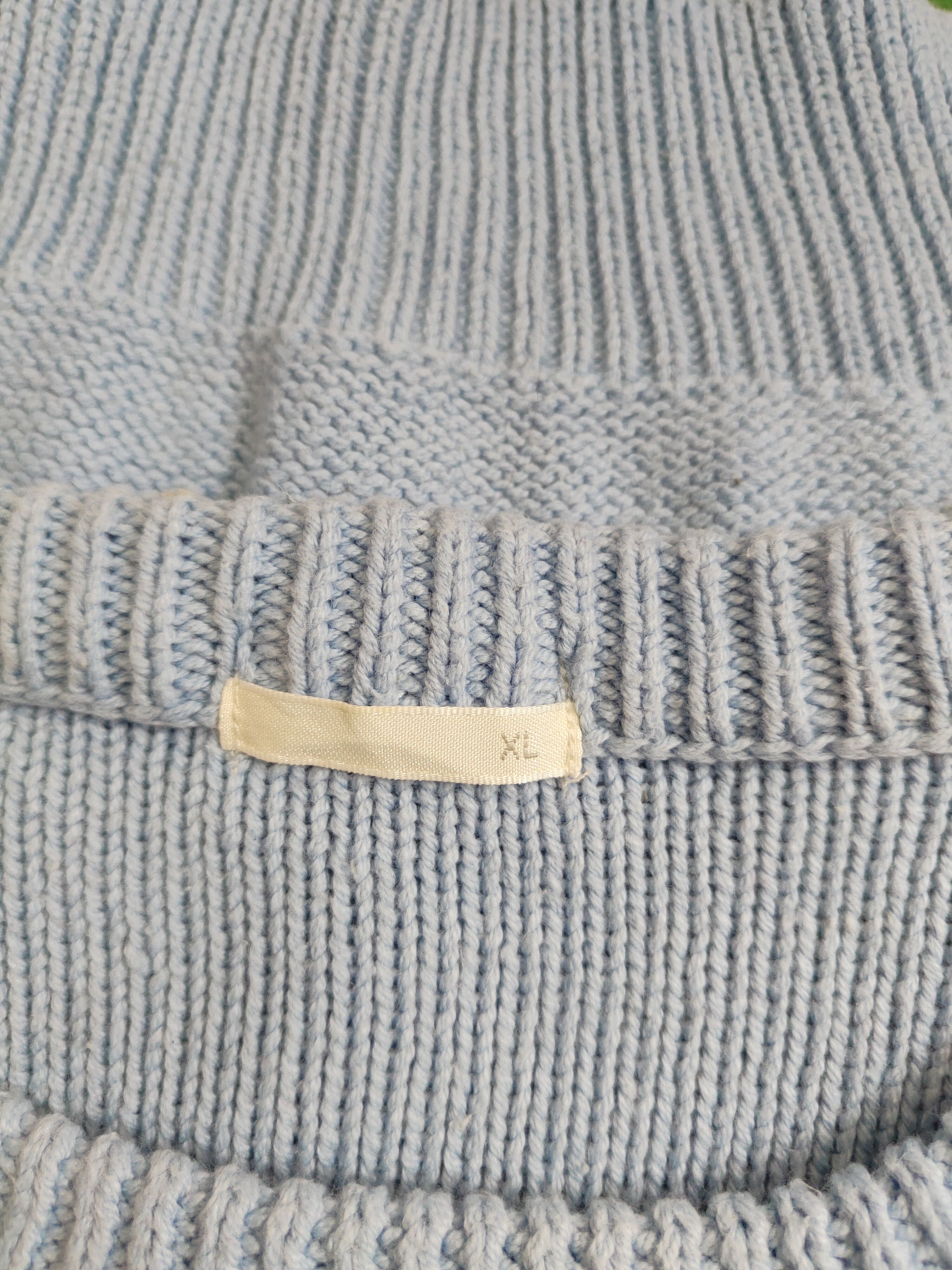 Homespun Knitwear × Japanese Brand GU Light Blue Shag Shaggy Fur Mohair Knitwear #S375 Size US M / EU 48-50 / 2 - 9 Thumbnail