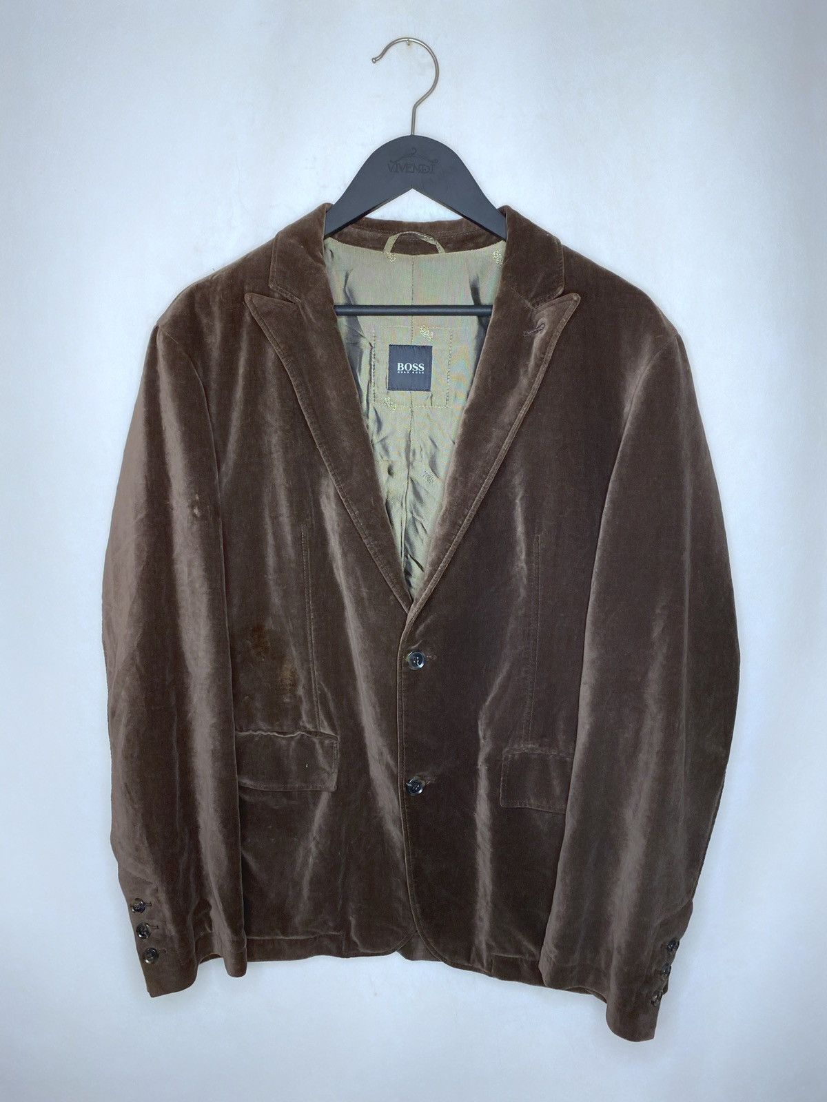 Vintage jacket Hugo Boss velvety