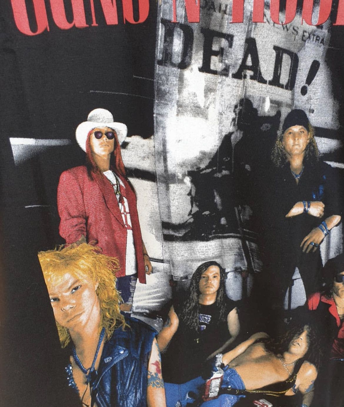 Band Tees × Guns N' Roses × Vintage Vintage Guns N' Roses 1991 Use your illusion tour tee Size US XL / EU 56 / 4 - 4 Thumbnail