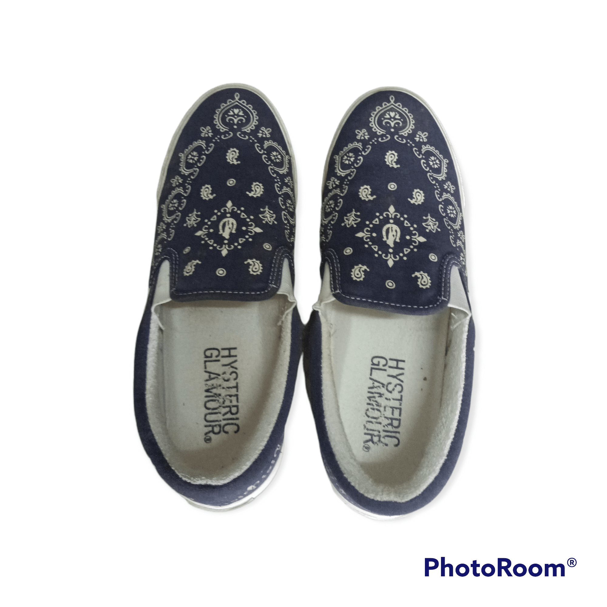 Hysteric Glamour × Vintage Bandana Fullprint Slip On Size US 8 / EU 41 - 2 Thumbnail