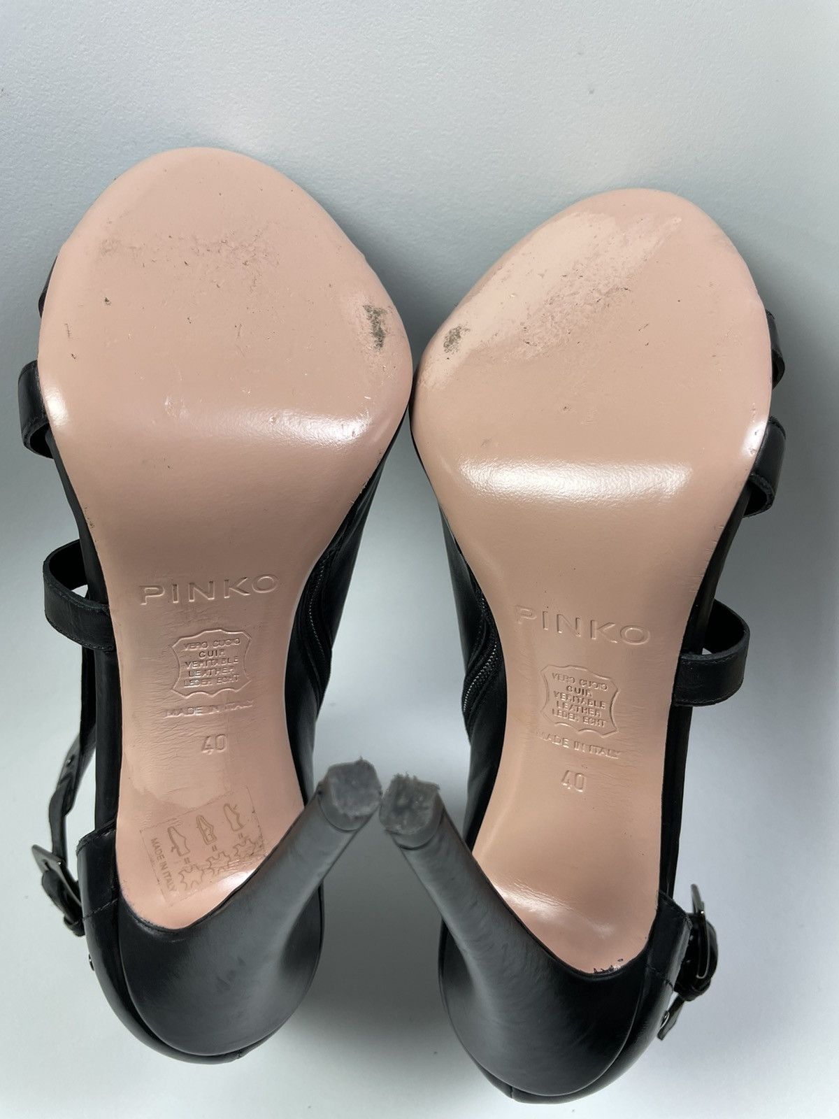 Pinko Pinko Leather Heels Boots Size US 10 / IT 40 - 8 Thumbnail