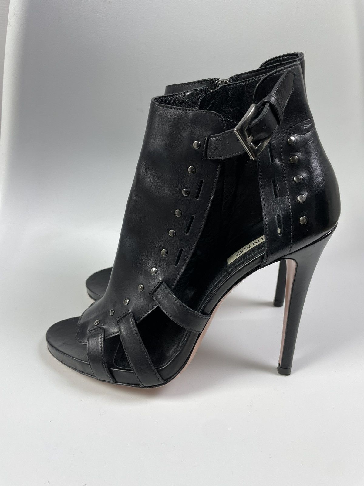 Pinko Pinko Leather Heels Boots Size US 10 / IT 40 - 4 Thumbnail