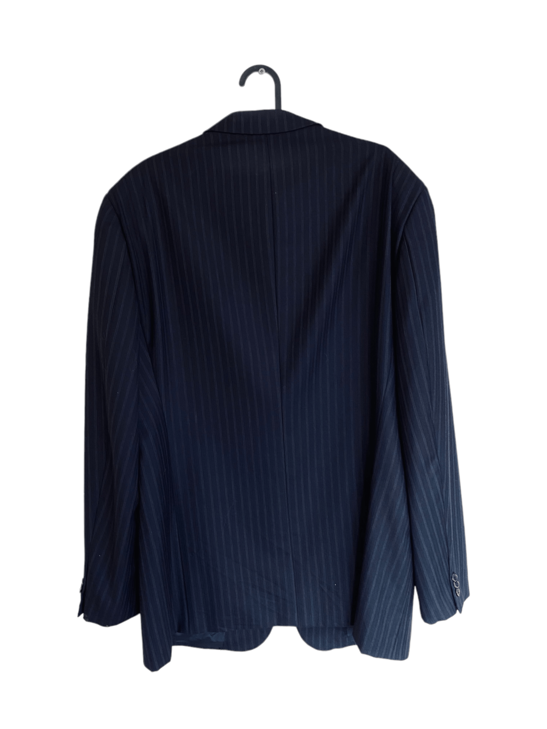 Armani × Vintage Armani Collezioni lana wool striped blazer, size 54L Size 54L - 2 Thumbnail