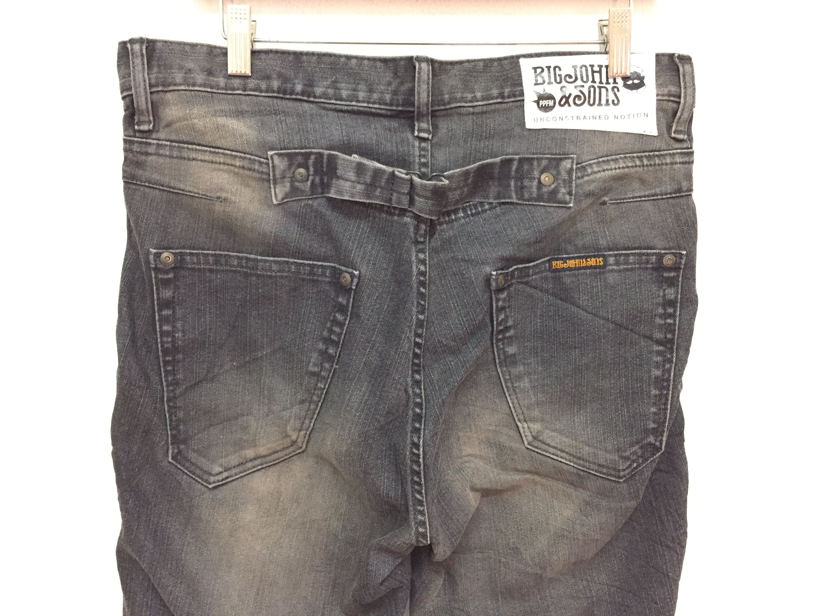 PPFM Big John X PPFM Limited faded Slim bucket back denim Size US 33 - 8 Thumbnail
