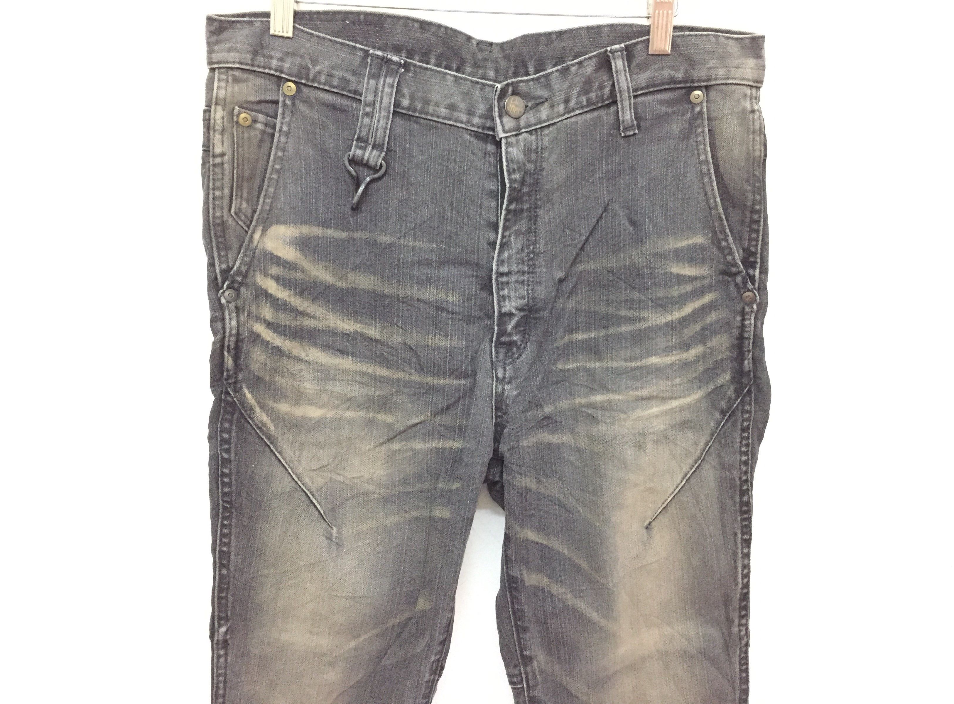 PPFM Big John X PPFM Limited faded Slim bucket back denim Size US 33 - 3 Thumbnail