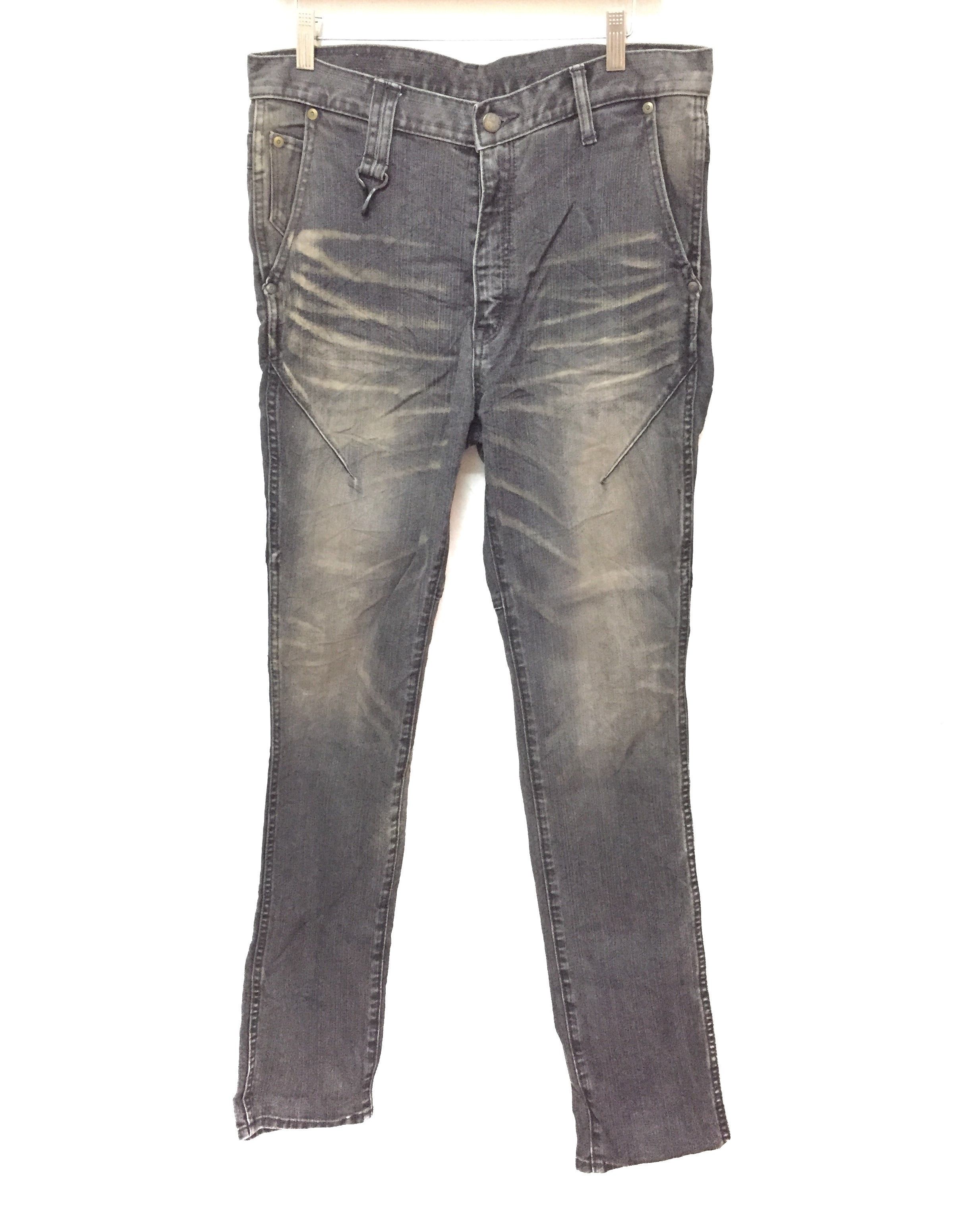 PPFM Big John X PPFM Limited faded Slim bucket back denim Size US 33 - 1 Thumbnail